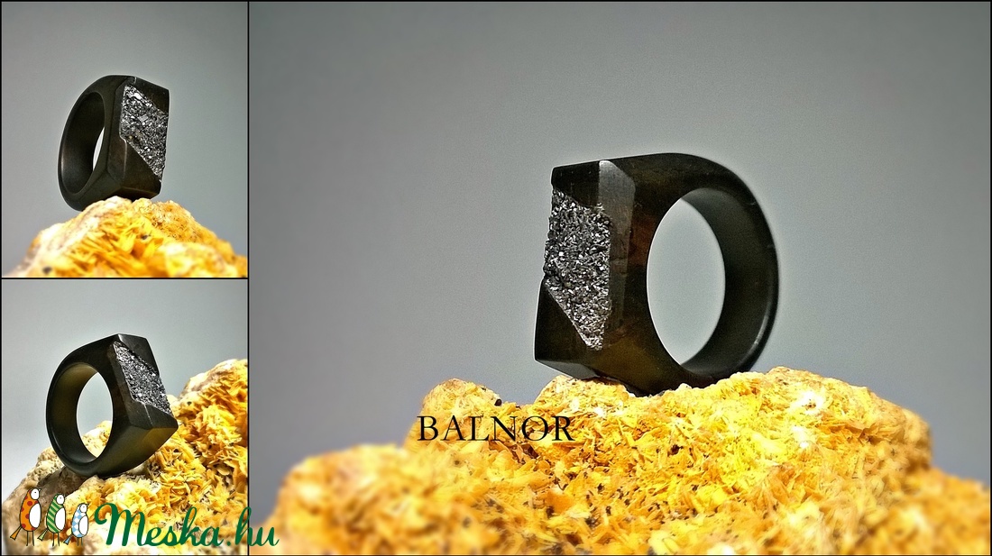 Ébenfa gyűrű -  - Meska.hu