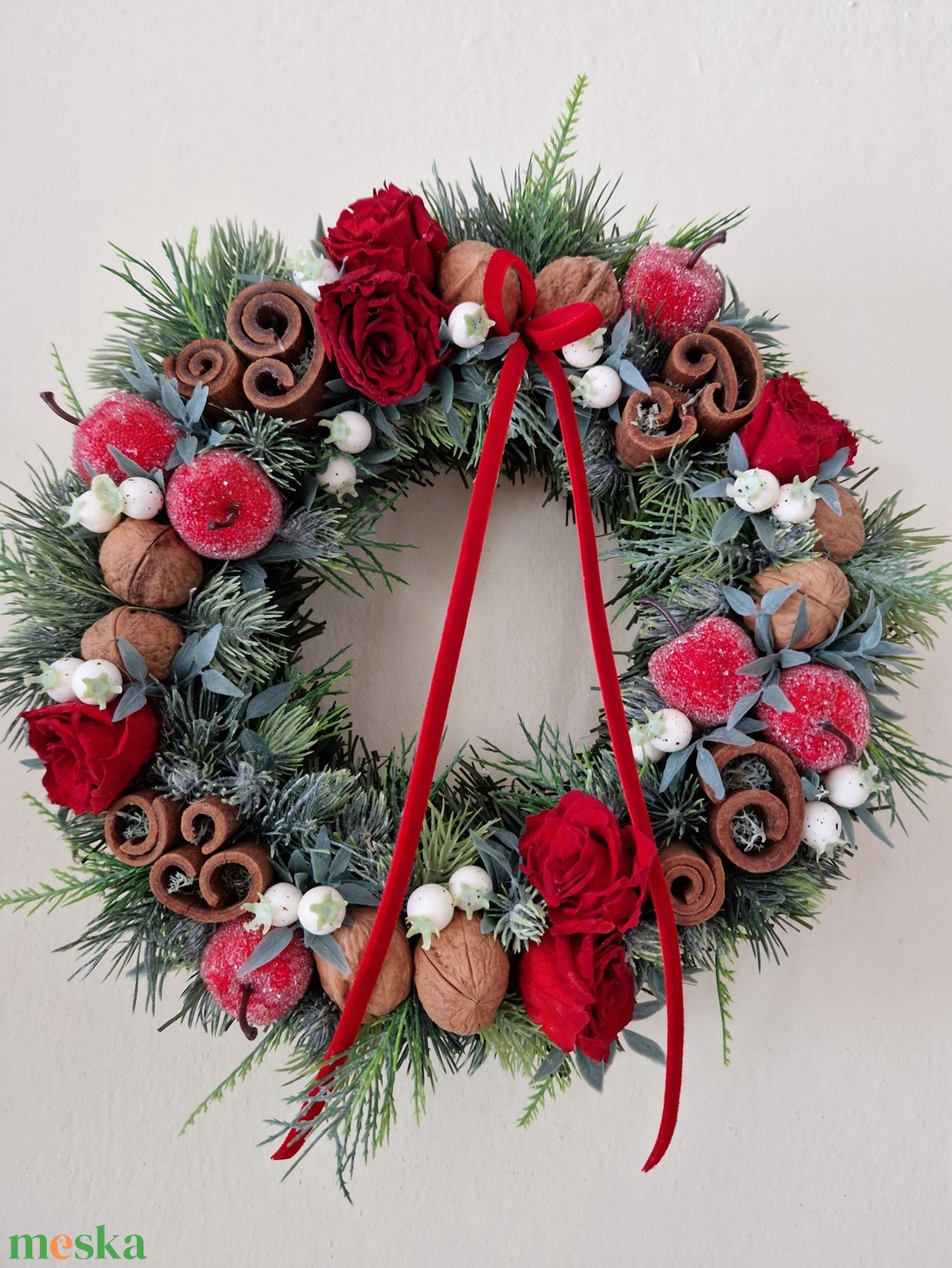 Almás,diós,fahéjas - karácsony - adventi díszek - adventi ajtódísz - Meska.hu Almás,diós,fahéjas - karácsony - adventi díszek - adventi ajtódísz - Meska.hu