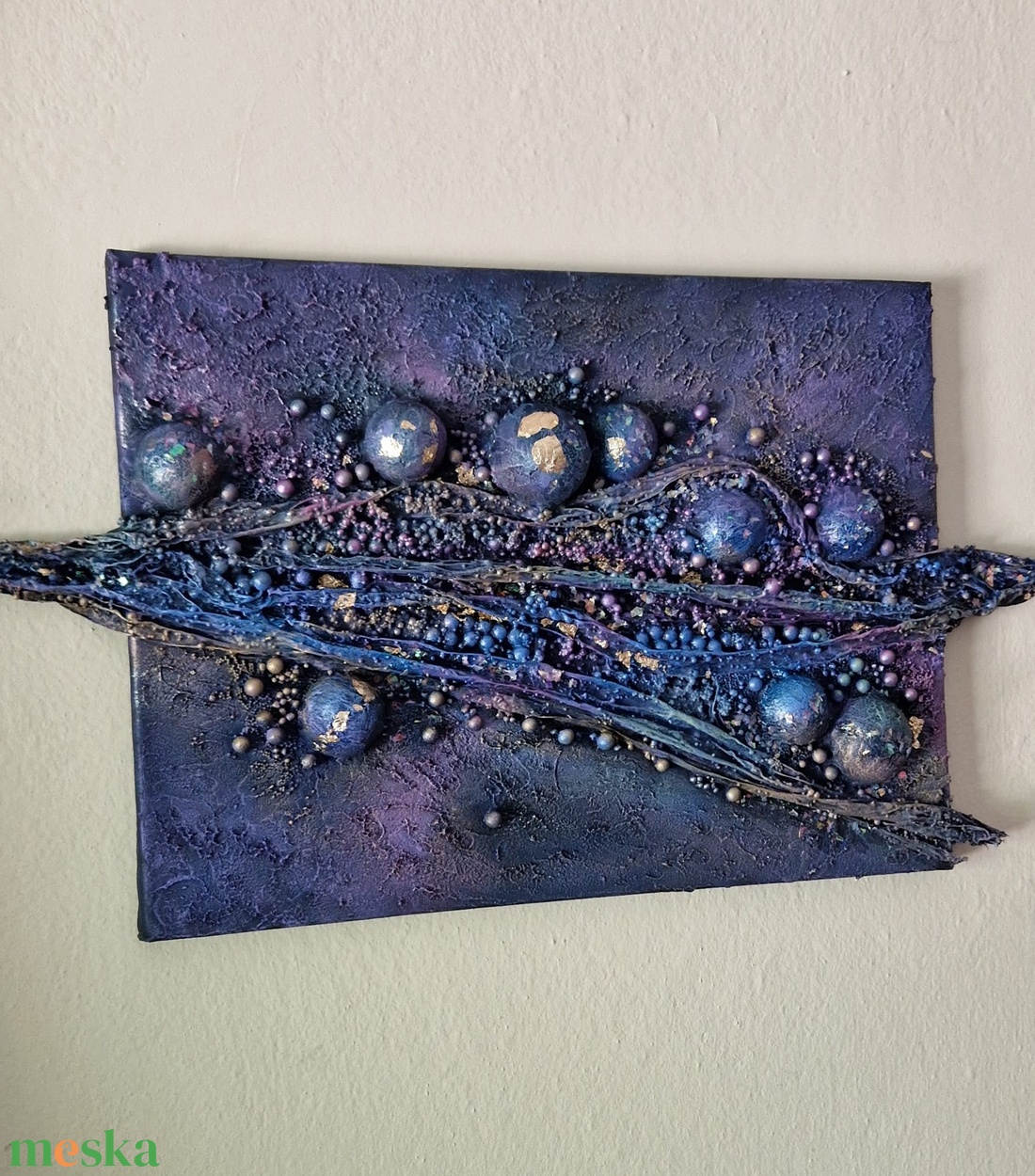 Galaxy - művészet - textilkép - egyéb - Meska.hu