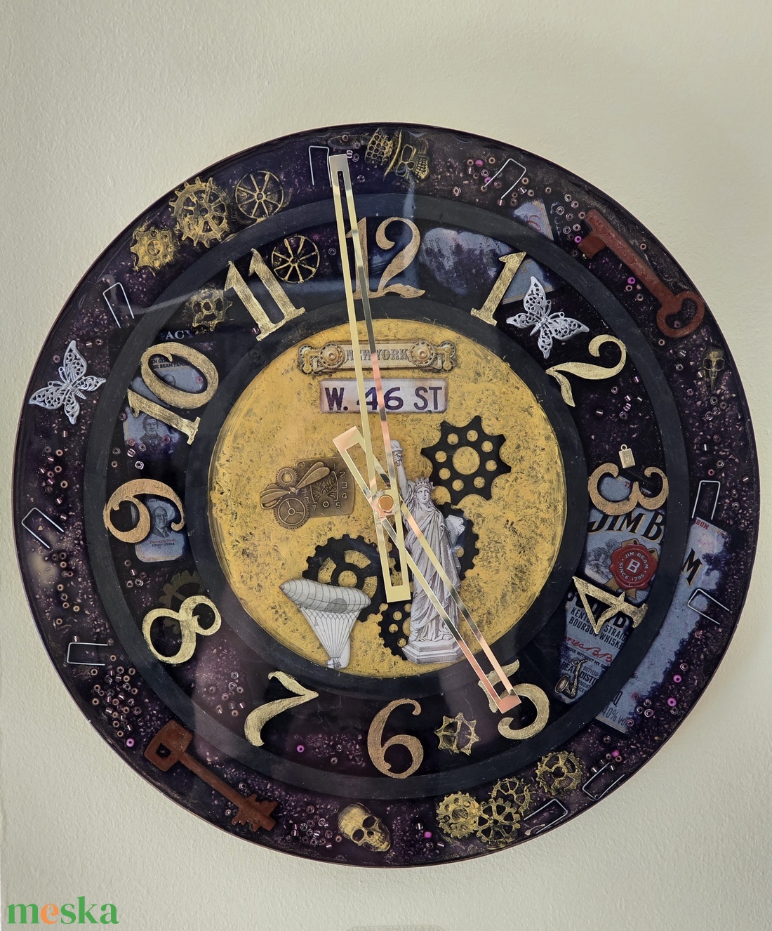 Steampunk falióra - otthon & életmód - dekoráció - fali és függő dekoráció - falióra & óra - Meska.hu