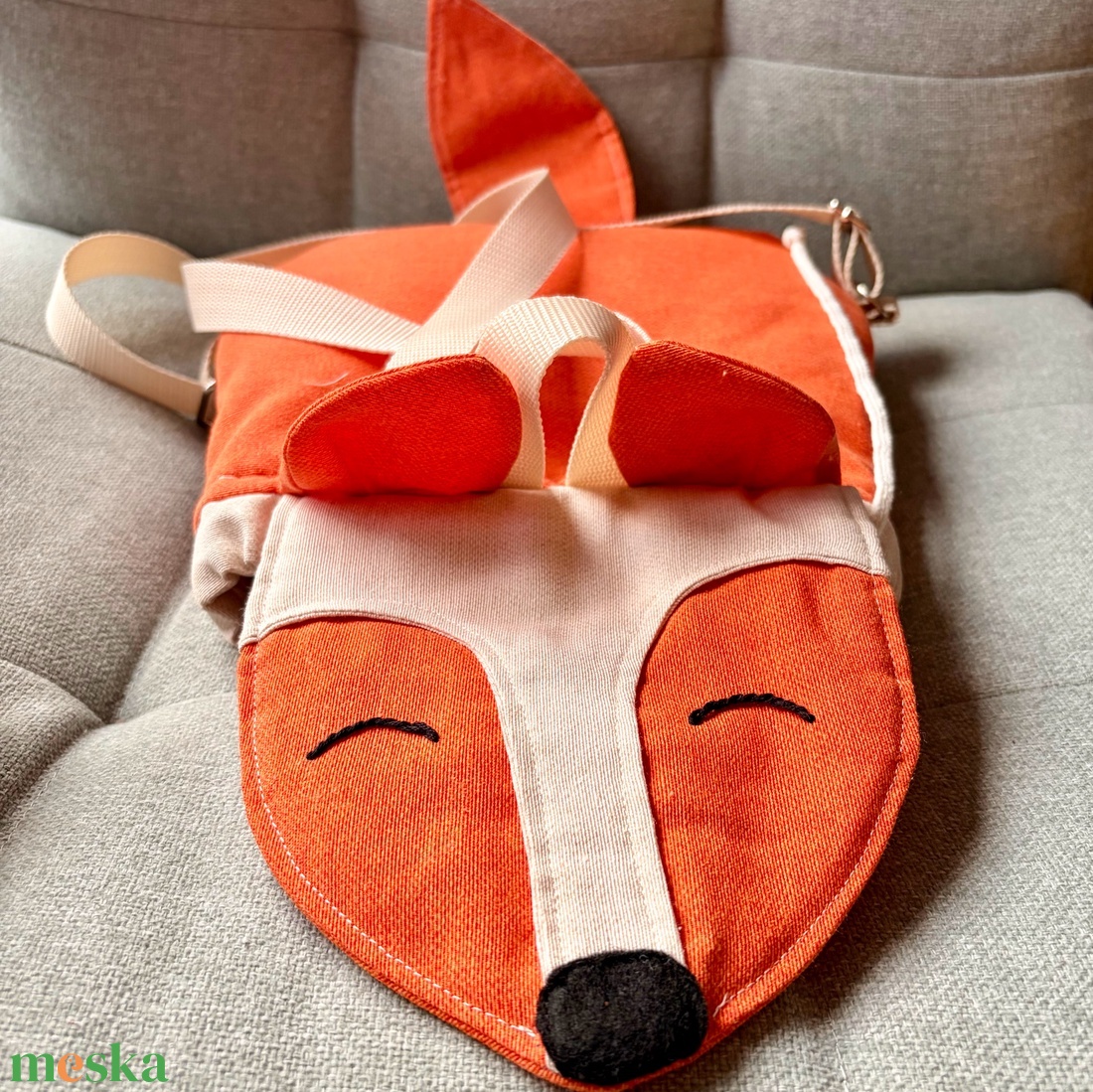 Rókás gyermek hátizsák - játék & sport - ovis felszerelés - ovis hátizsák - Meska.hu