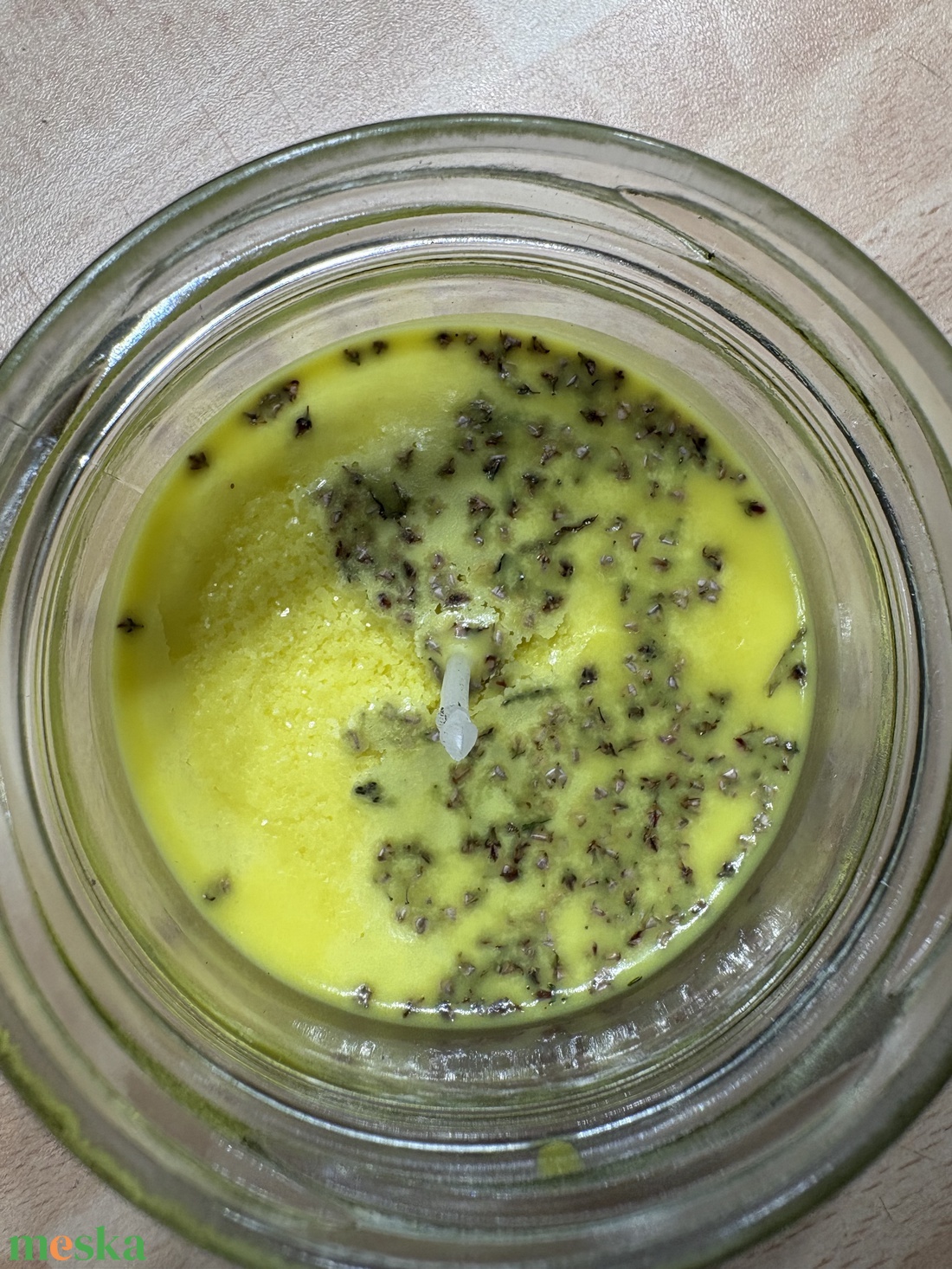 Sárgadinnyés szójagyertya - otthon & életmód - gyertya, illat, aroma - gyertya - Meska.hu
