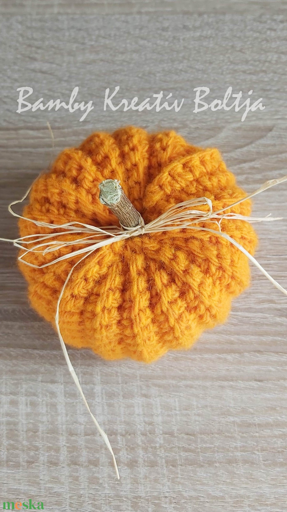 Horgolt tök dísz narancssárga színű - otthon & életmód - dekoráció - halloween - halloweeni tök - Meska.hu Horgolt tök dísz narancssárga színű - otthon & életmód - dekoráció - halloween - halloweeni tök - Meska.hu