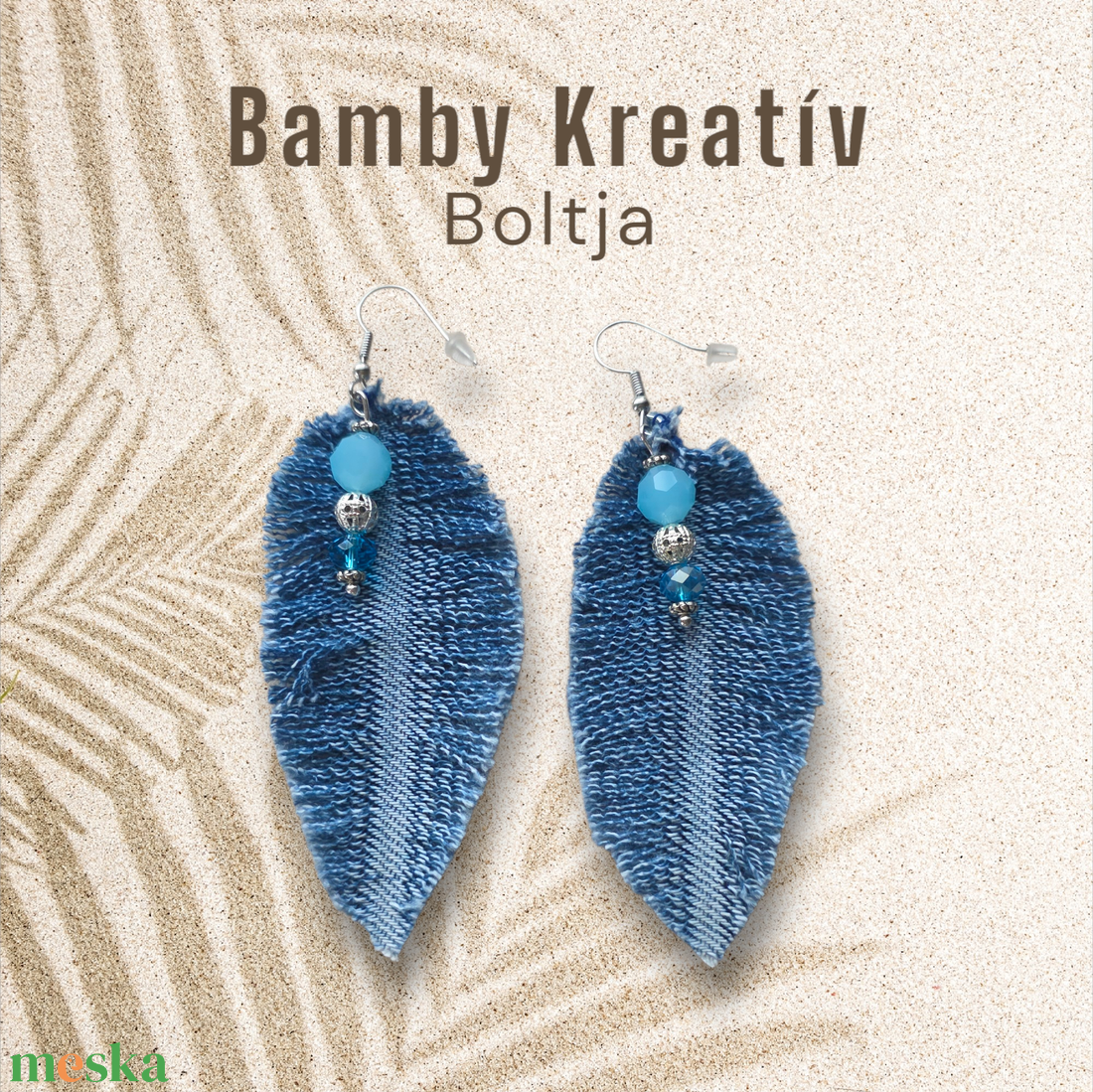 Farmer fülbevaló ásványgyönggyel - ékszer - fülbevaló - lógó fülbevaló - Meska.hu