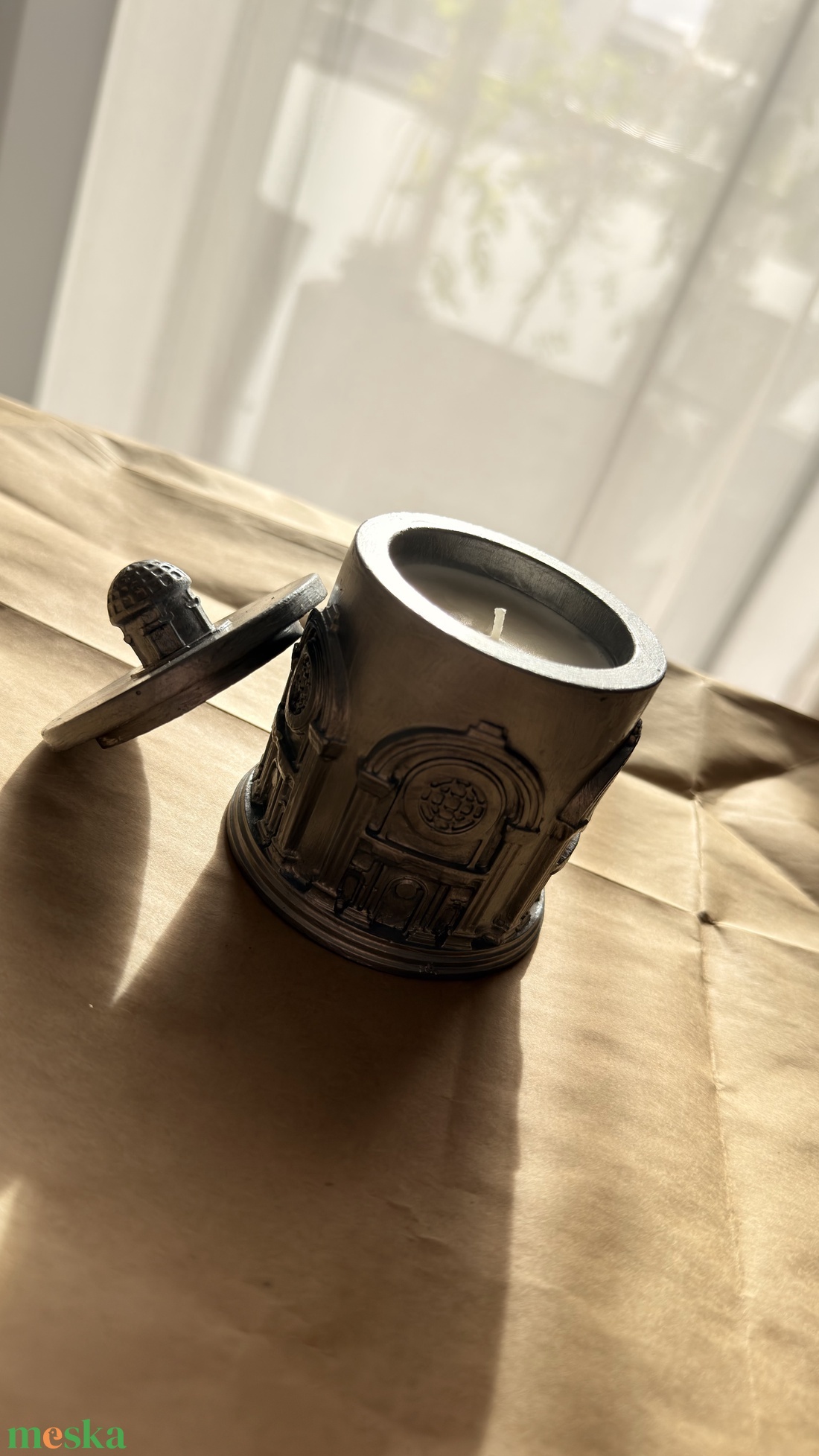 Szójaviasz illatgyertya fahéj illattal - otthon & életmód - gyertya, illat, aroma - gyertya - Meska.hu