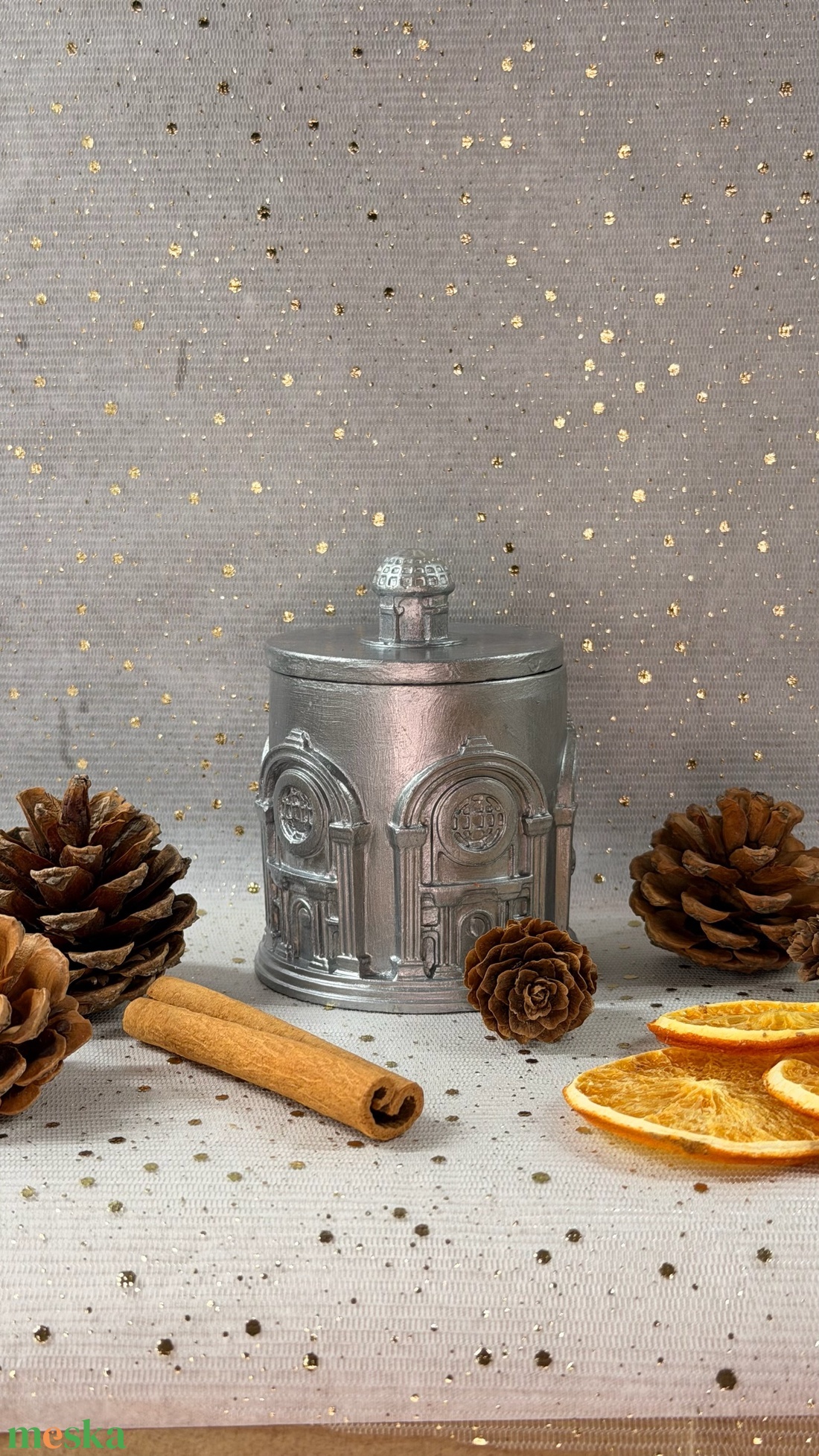 Szójaviasz illatgyertya fahéj illattal - otthon & életmód - gyertya, illat, aroma - gyertya - Meska.hu