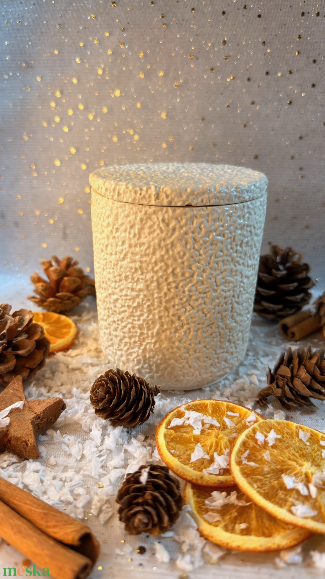 Szójaviasz illatgyertya kávé illattal - otthon & életmód - gyertya, illat, aroma - gyertya - Meska.hu