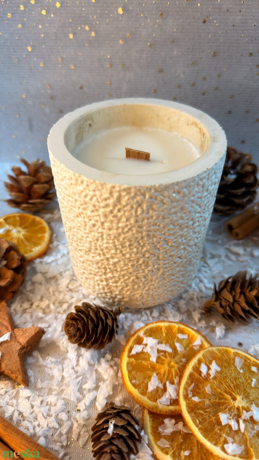 Szójaviasz illatgyertya kávé illattal - otthon & életmód - gyertya, illat, aroma - gyertya - Meska.hu