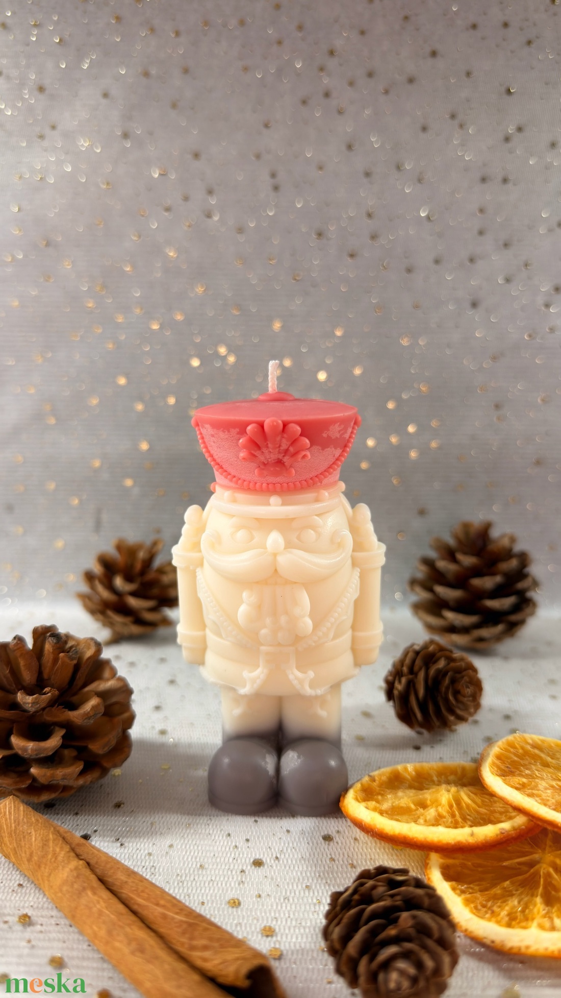 Diótörő gyertya - kellékek & szerszámok - dekorációs kellékek - dekorációs gyertya - Meska.hu