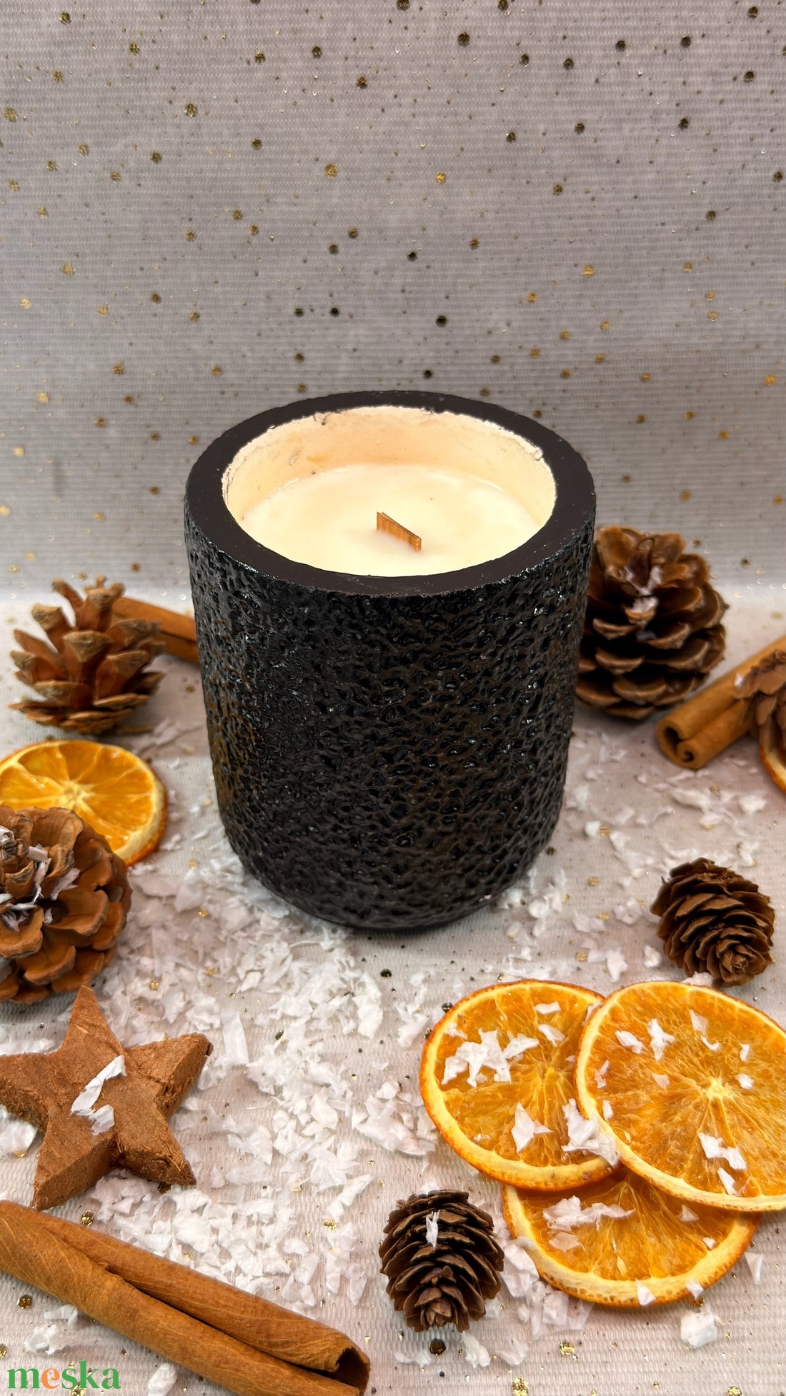 Csokoládé illatú gyertya szójaviaszból - otthon & életmód - gyertya, illat, aroma - gyertya - Meska.hu