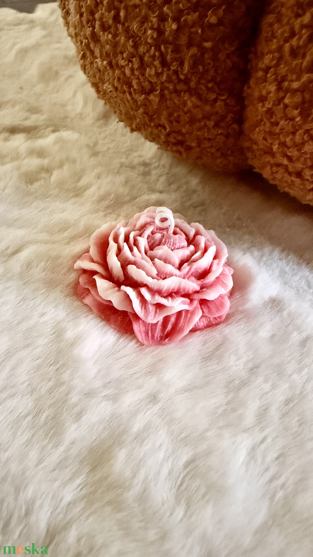 Bazsarózsa gyertya - otthon & életmód - gyertya, illat, aroma - gyertya - Meska.hu