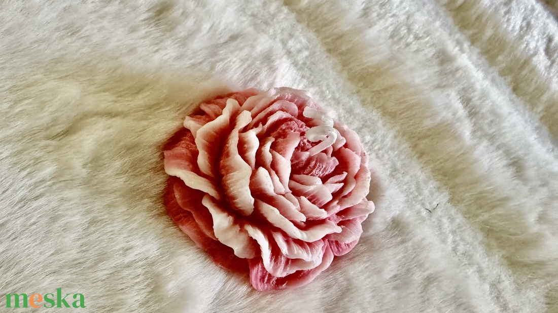 Bazsarózsa gyertya - otthon & életmód - gyertya, illat, aroma - gyertya - Meska.hu