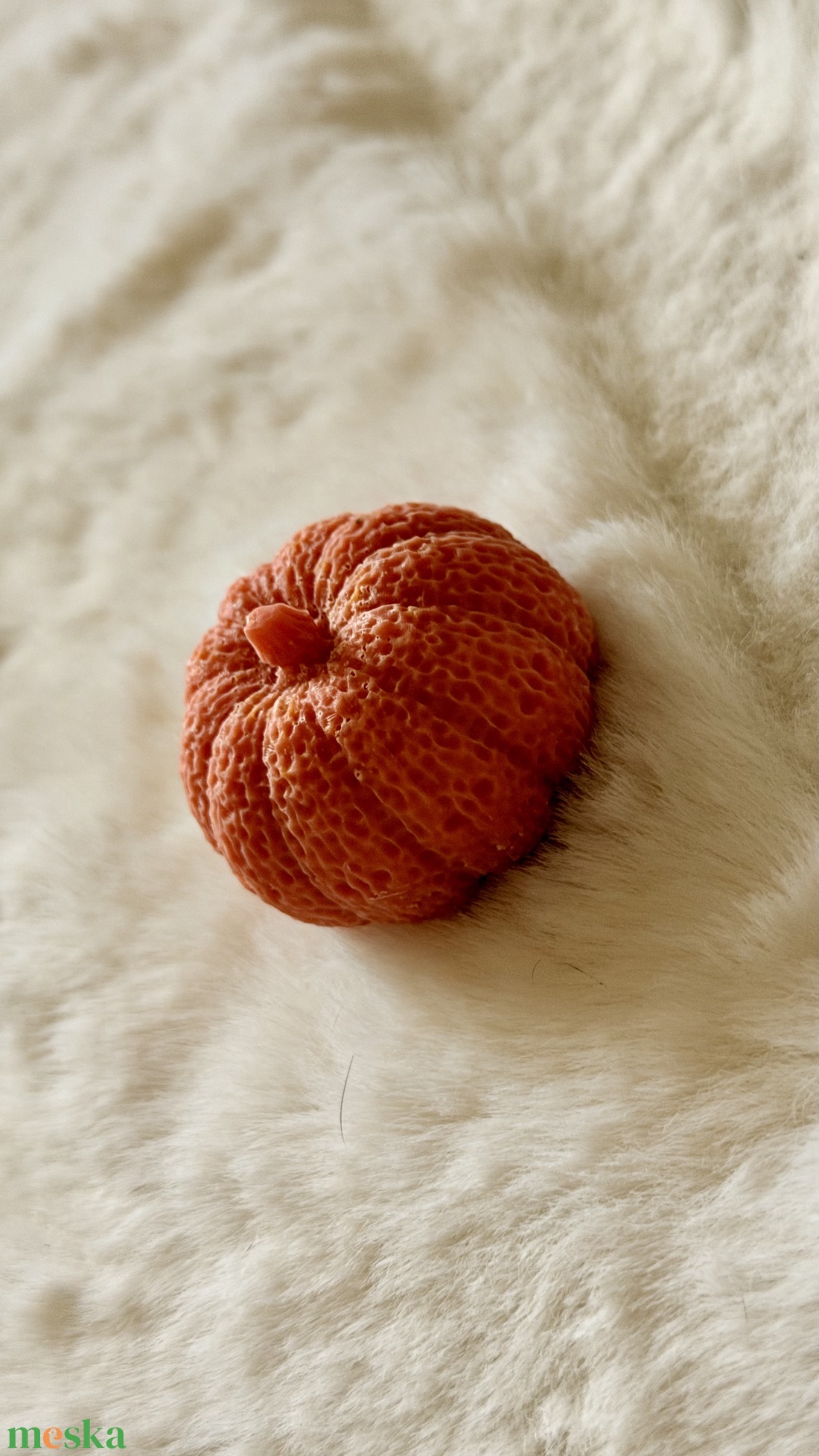 Tök alakú illatviasz forró almás pite illattal - otthon & életmód - gyertya, illat, aroma - illatviasz - Meska.hu