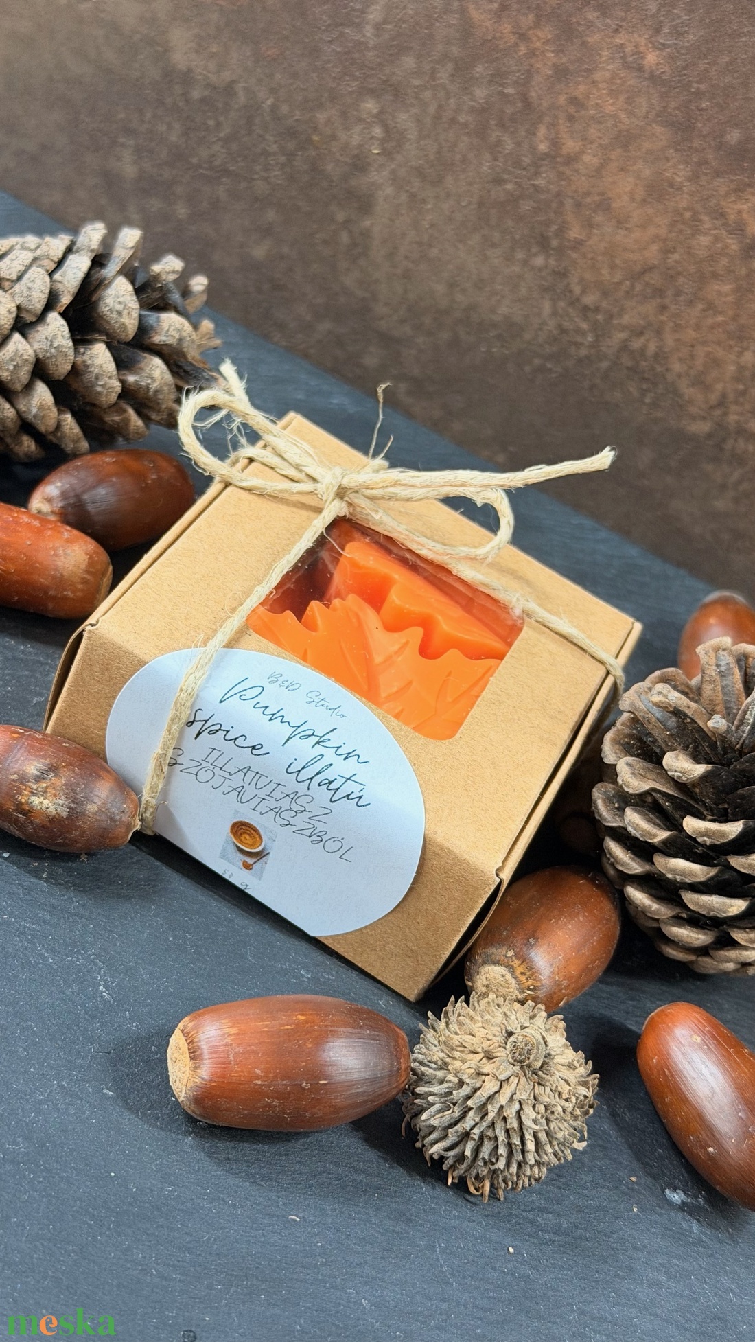 Pumpkin spice illatú illatviasz - otthon & életmód - gyertya, illat, aroma - illatviasz - Meska.hu