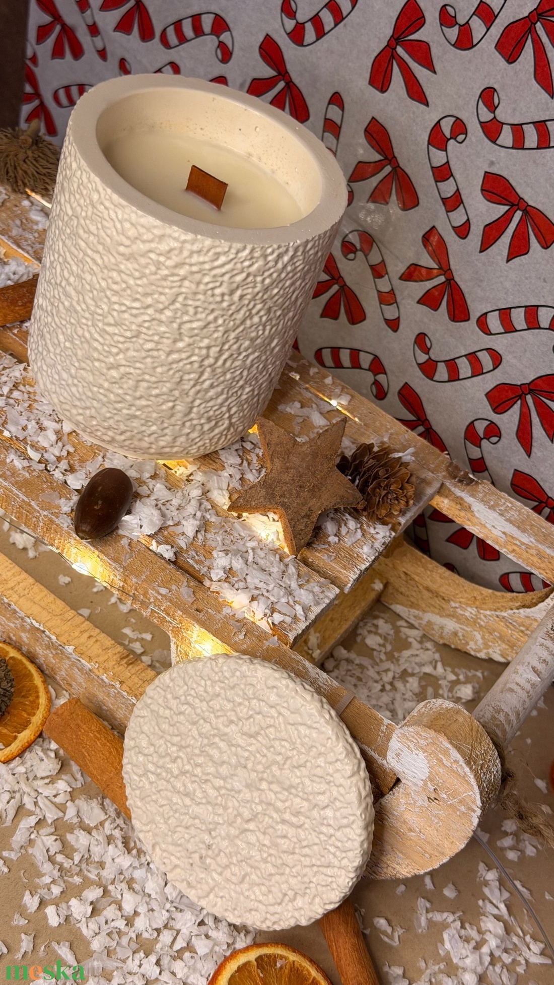 Szójaviasz illat gyertya forralt bor illattal - otthon & életmód - gyertya, illat, aroma - gyertya - Meska.hu