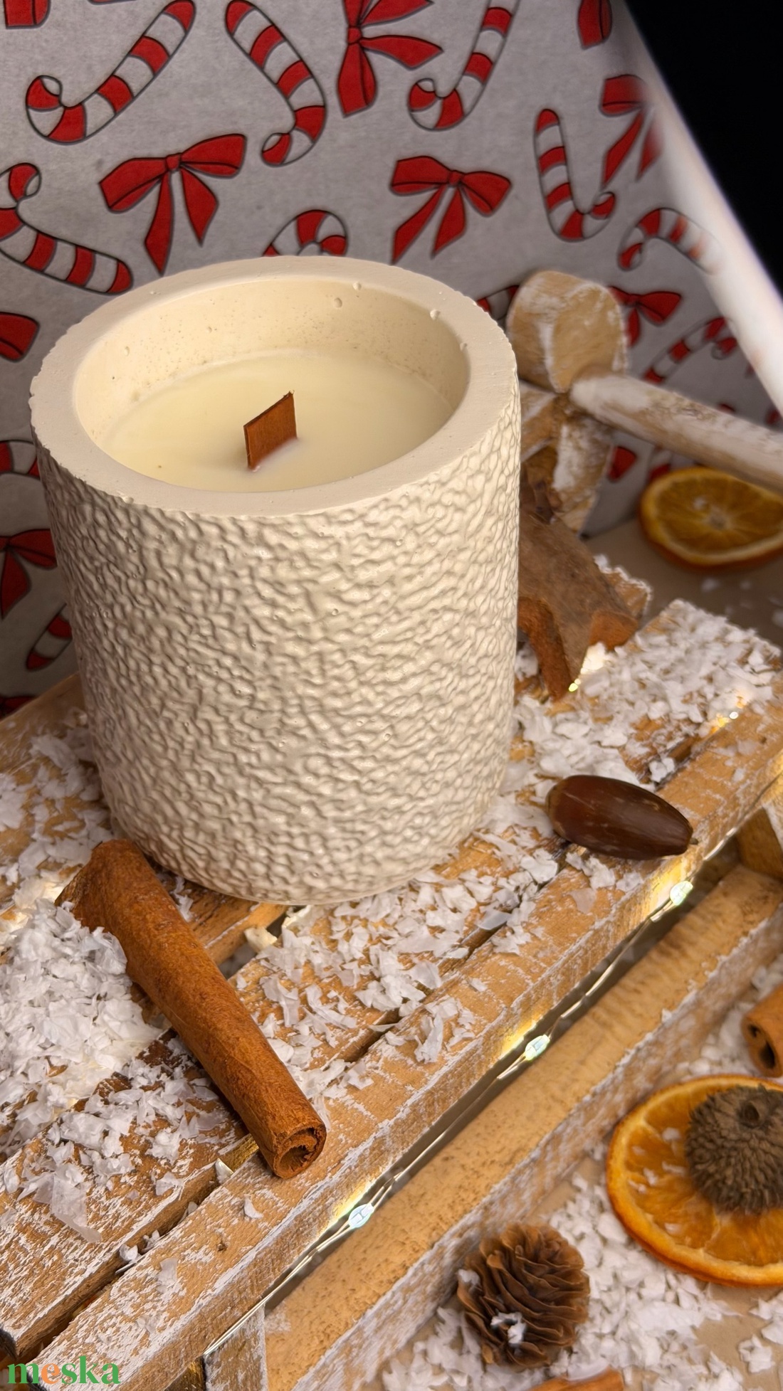 Szójaviasz illat gyertya forralt bor illattal - otthon & életmód - gyertya, illat, aroma - gyertya - Meska.hu