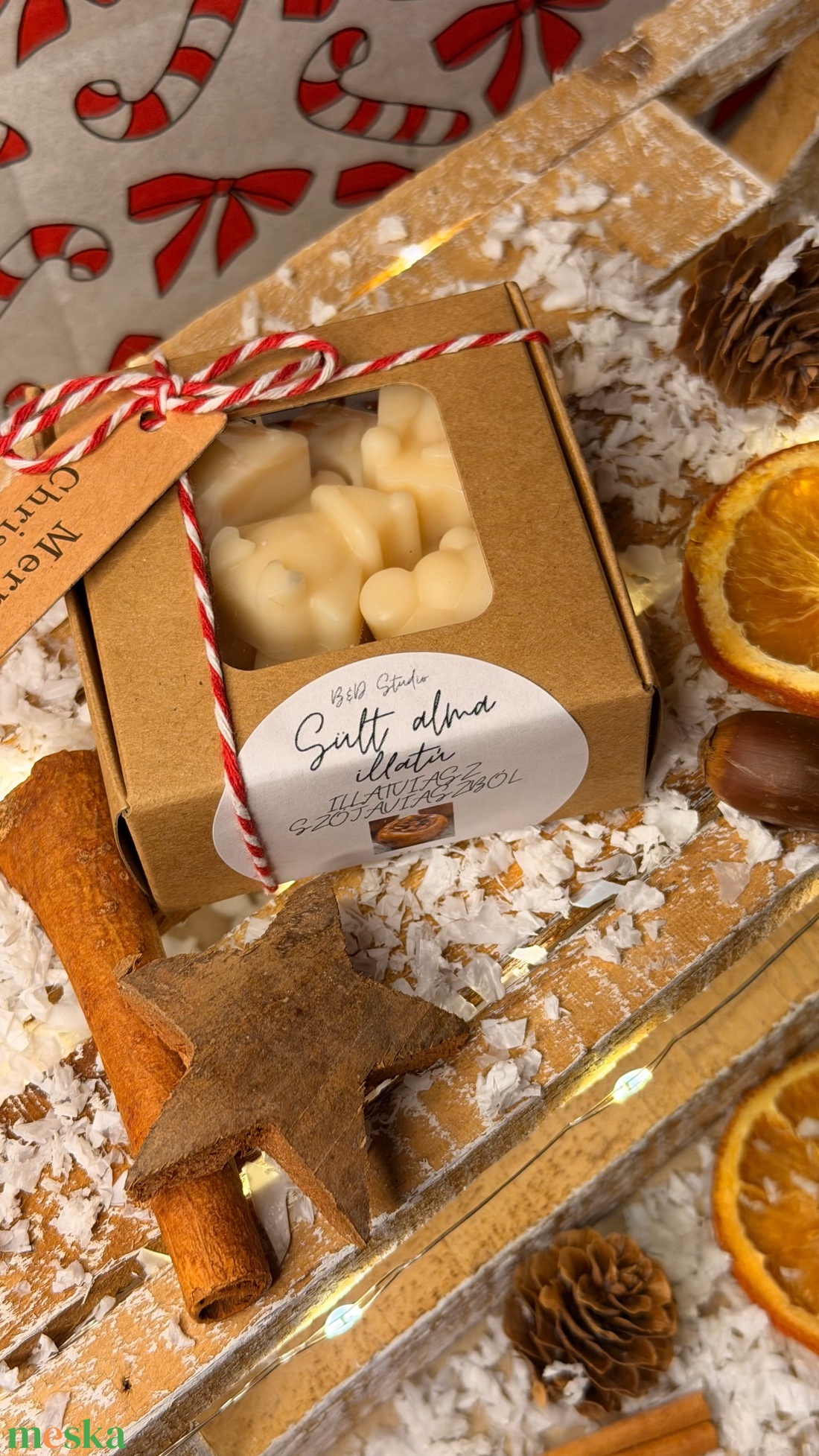 Sült alma illatú illatviasz - otthon & életmód - gyertya, illat, aroma - illatviasz - Meska.hu