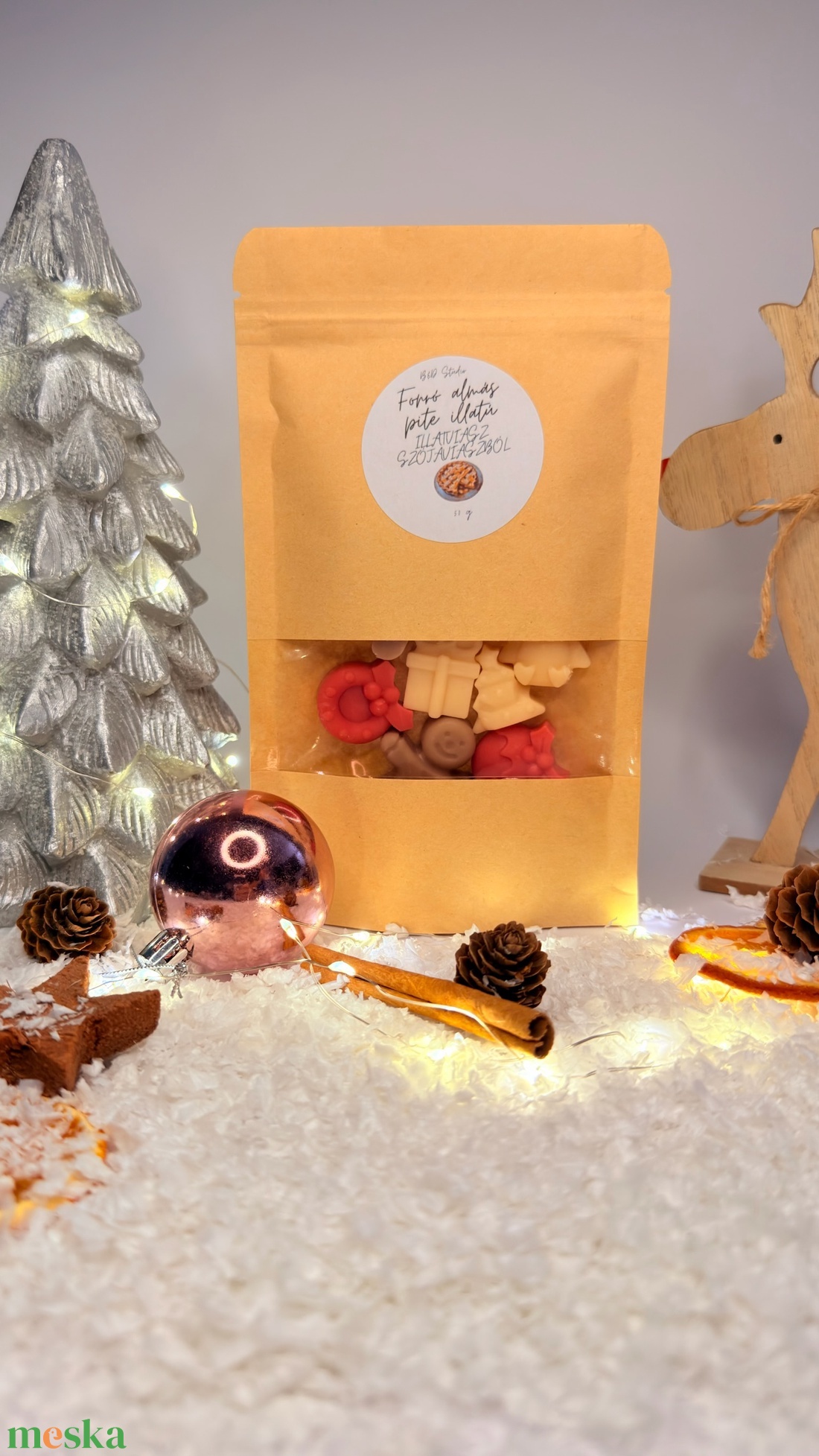 Forró almás pite illatú illatviasz - otthon & életmód - gyertya, illat, aroma - illatviasz - Meska.hu