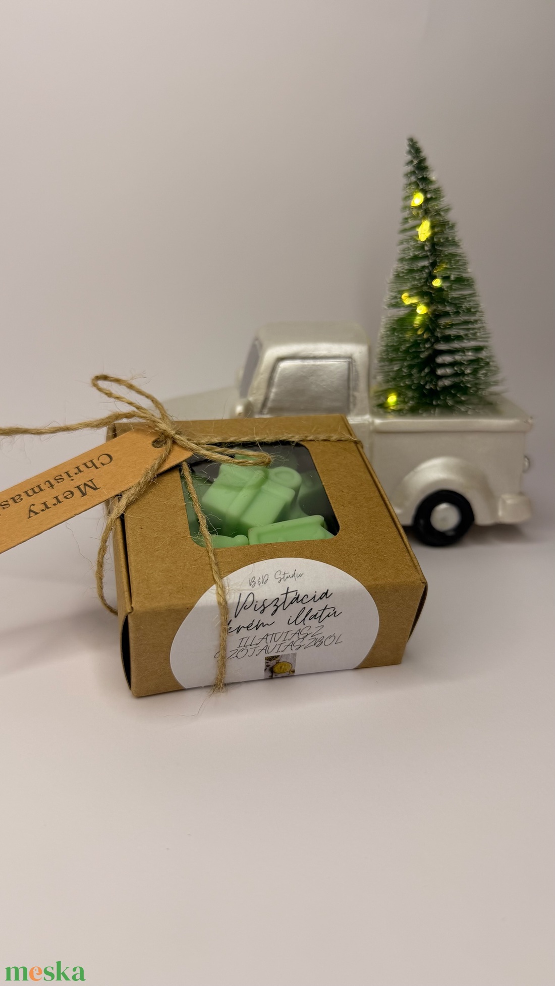 Pisztácia krém illatú illatviasz - otthon & életmód - gyertya, illat, aroma - illatviasz - Meska.hu