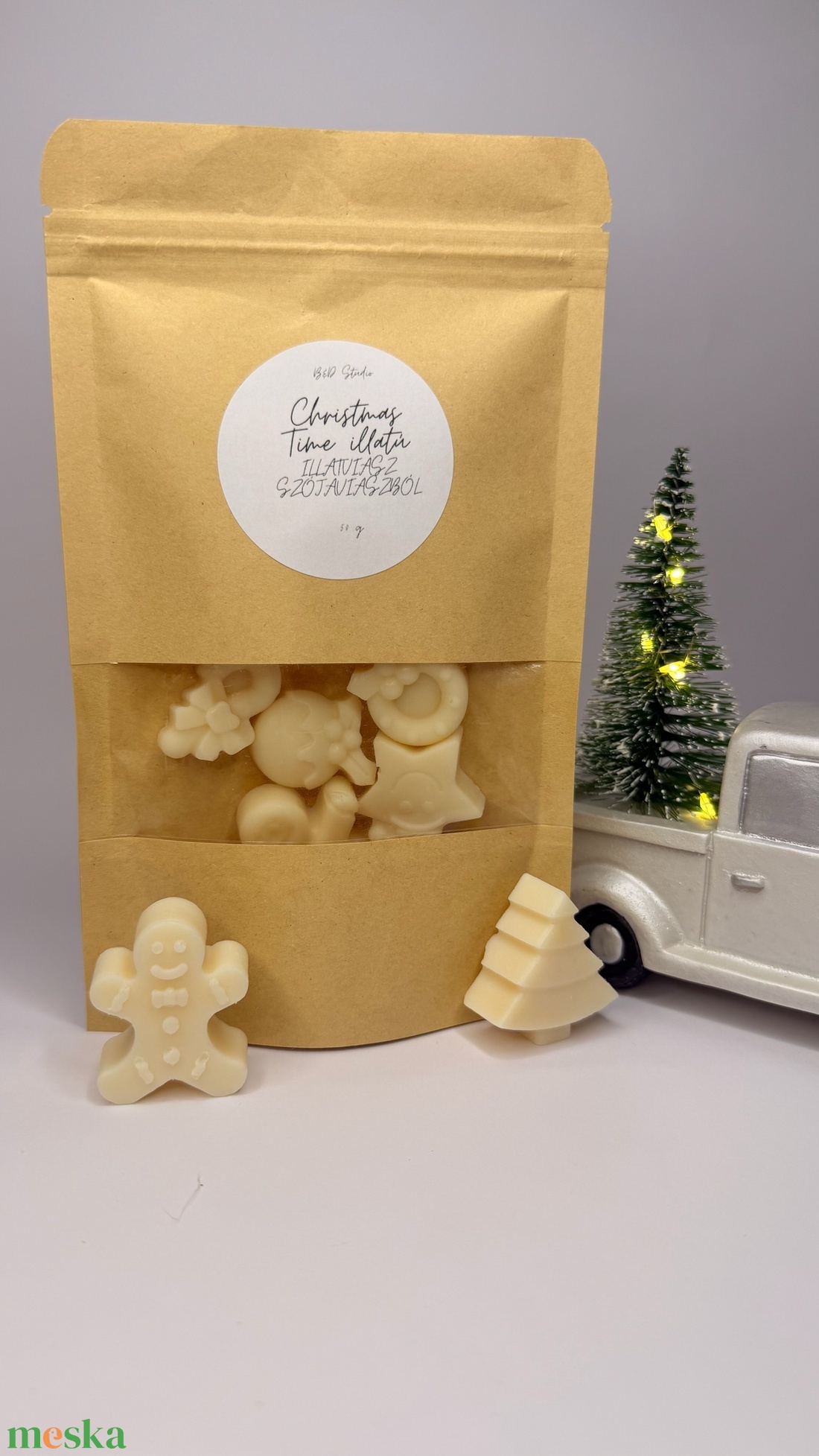 Christmas time illatú illatviasz - otthon & életmód - gyertya, illat, aroma - illatviasz - Meska.hu