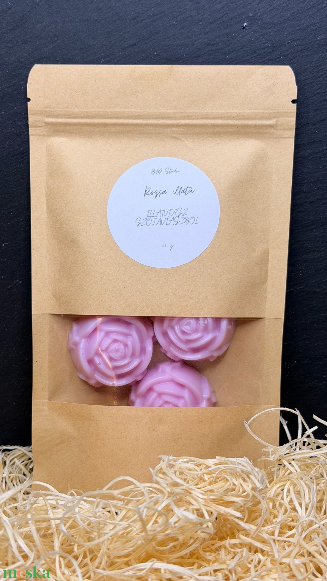 Rózsa illatú illatviasz - otthon & életmód - gyertya, illat, aroma - illatviasz - Meska.hu