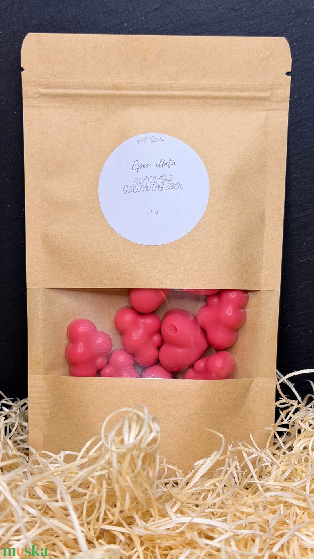 Eper illatú illatviasz - otthon & életmód - gyertya, illat, aroma - illatviasz - Meska.hu