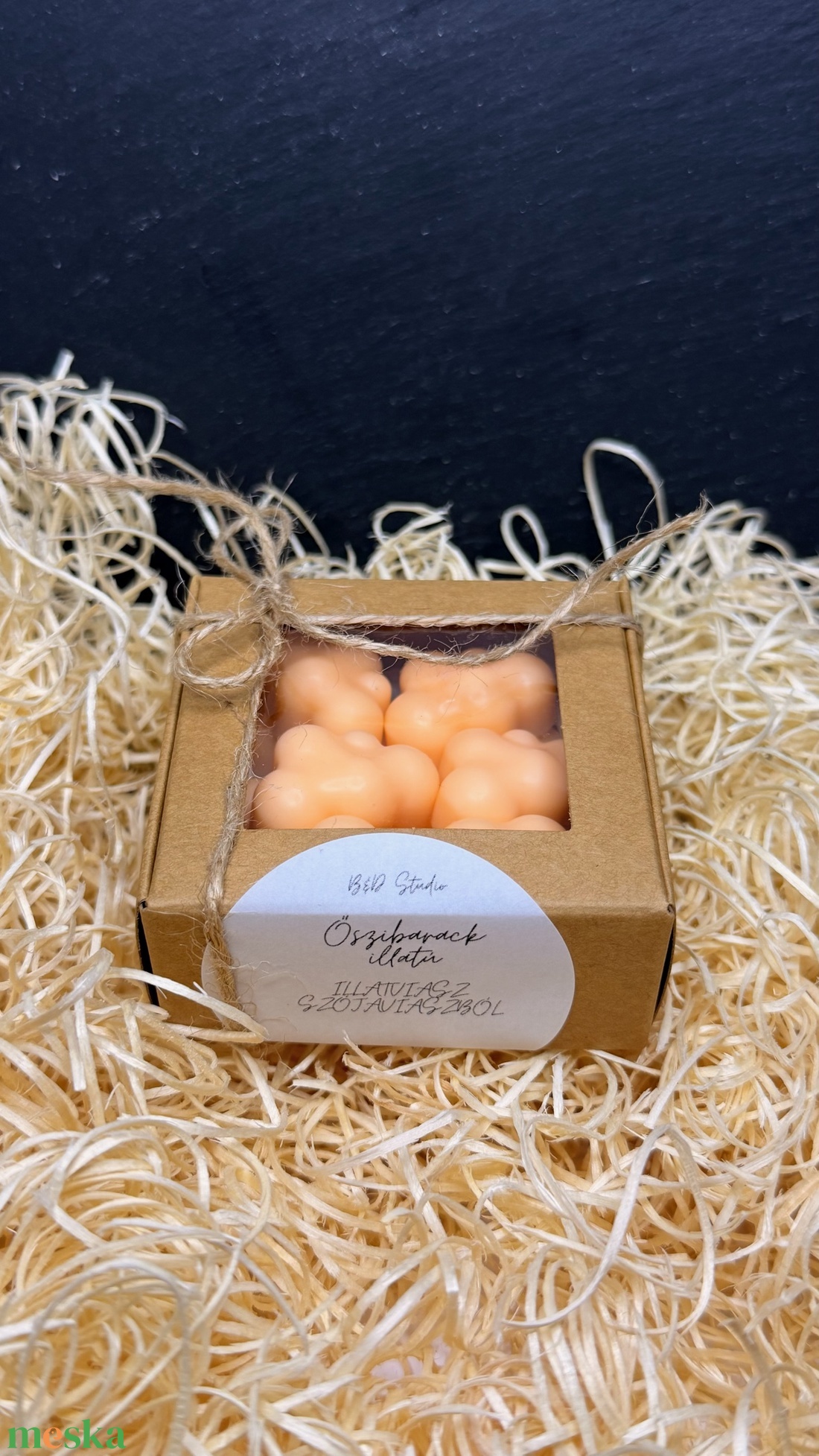 Őszibarack illatú illatviasz - otthon & életmód - gyertya, illat, aroma - illatviasz - Meska.hu