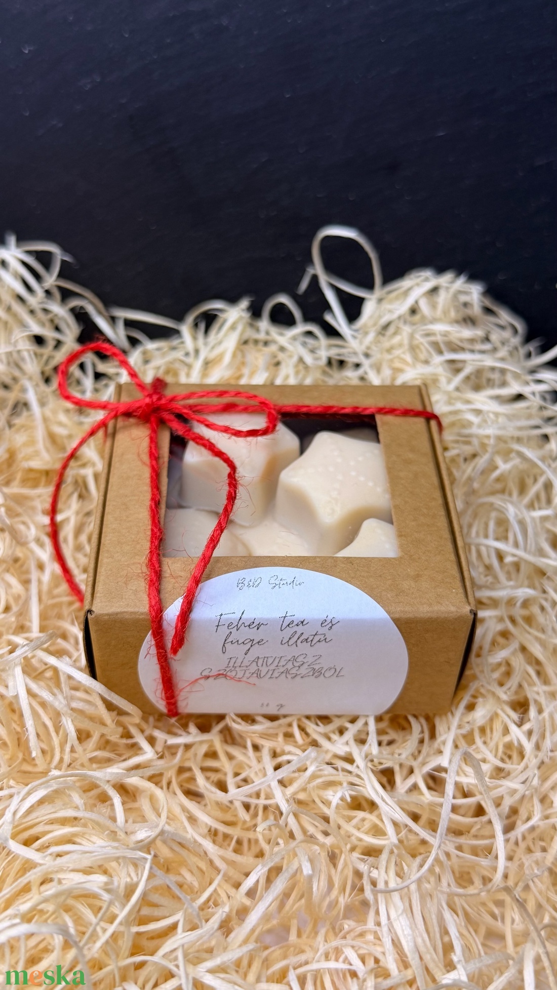 Fehér tea és füge illatú illatviasz - otthon & életmód - gyertya, illat, aroma - illatviasz - Meska.hu