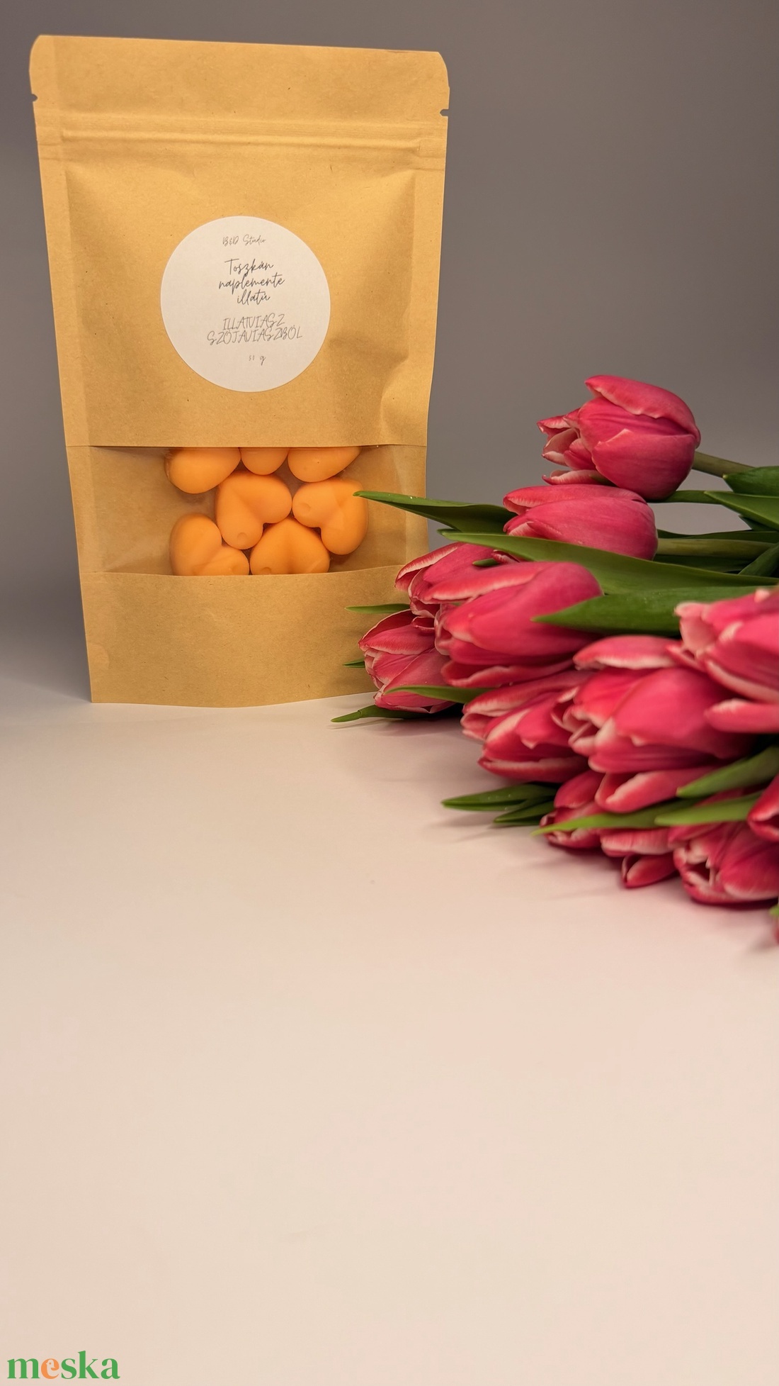 Toszkán naplemente illatú illatviasz - otthon & életmód - gyertya, illat, aroma - illatviasz - Meska.hu