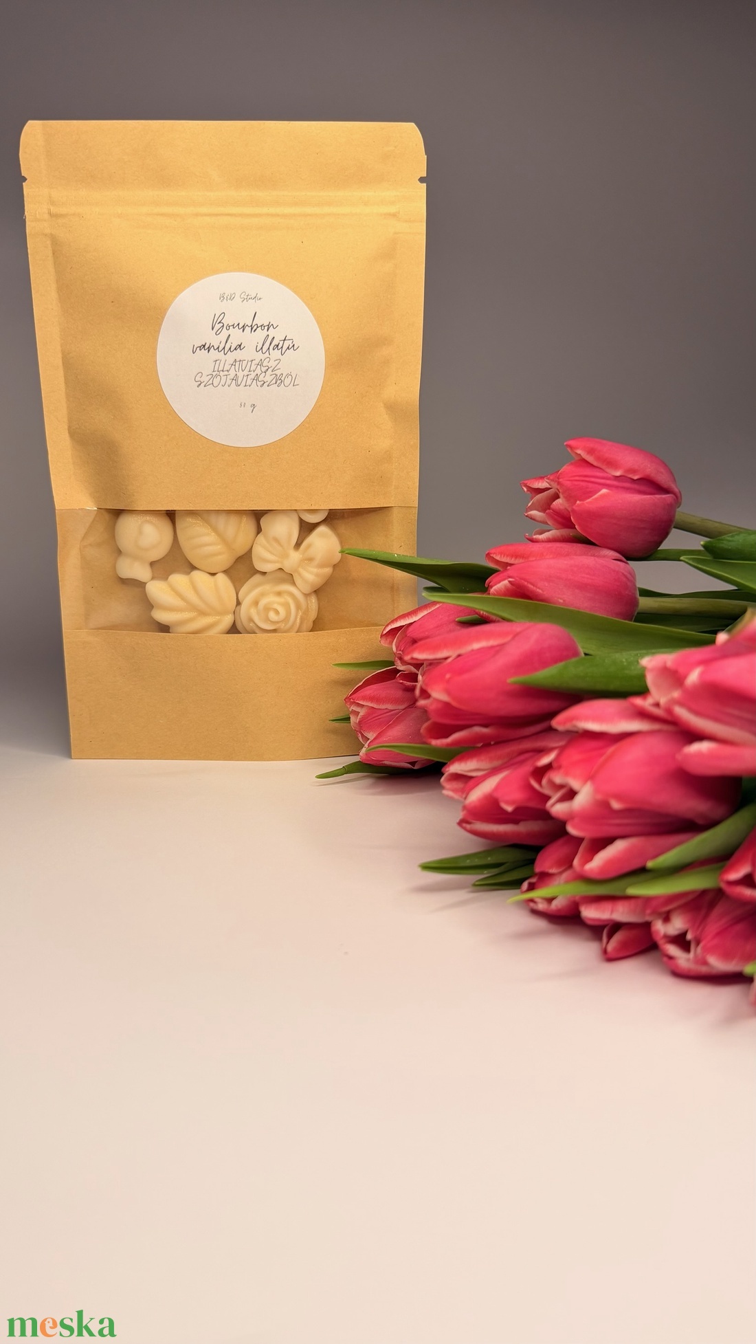 Bourbon vanília illatú illatviasz - otthon & életmód - gyertya, illat, aroma - illatviasz - Meska.hu