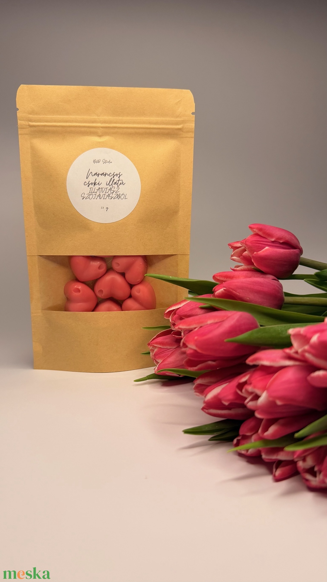 Narancsos csoki illatviasz - INGYENES FOXPOST ÉS SAMEDAY SZÁLLÍTÁS* - otthon & életmód - gyertya, illat, aroma - illatviasz - Meska.hu