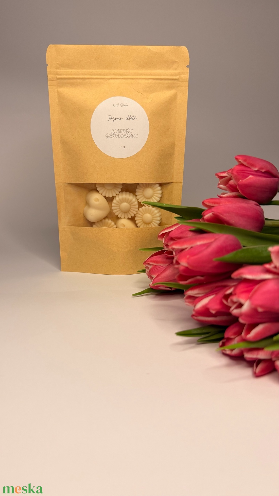 Jázmin illatú illatviasz - otthon & életmód - gyertya, illat, aroma - illatviasz - Meska.hu