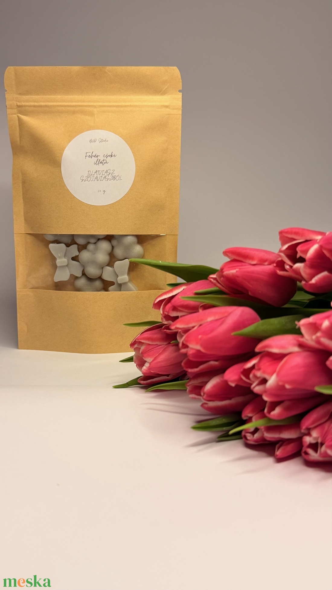 Fehér csoki illatviasz - INGYENES FOXPOST ÉS SAMEDAY SZÁLLÍTÁS* - otthon & életmód - gyertya, illat, aroma - illatviasz - Meska.hu