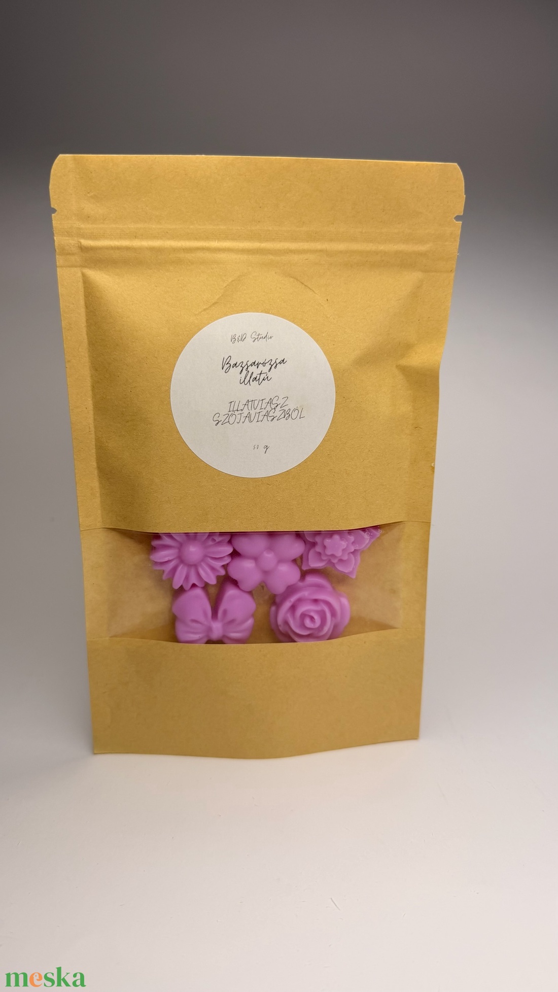 Bazsarózsa illatviasz - INGYENES FOXPOST ÉS SAMEDAY SZÁLLÍTÁS* - otthon & életmód - gyertya, illat, aroma - illatviasz - Meska.hu