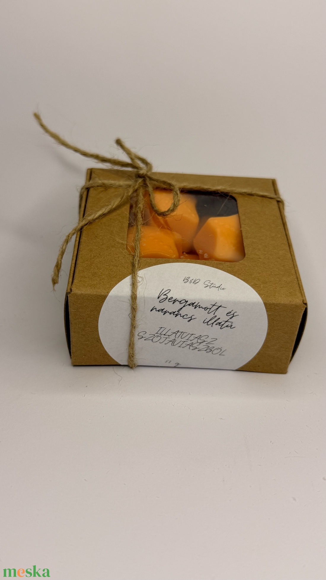 Bergamott és narancs illatviasz - INGYENES FOXPOST ÉS SAMEDAY SZÁLLÍTÁS* - otthon & életmód - gyertya, illat, aroma - illatviasz - Meska.hu