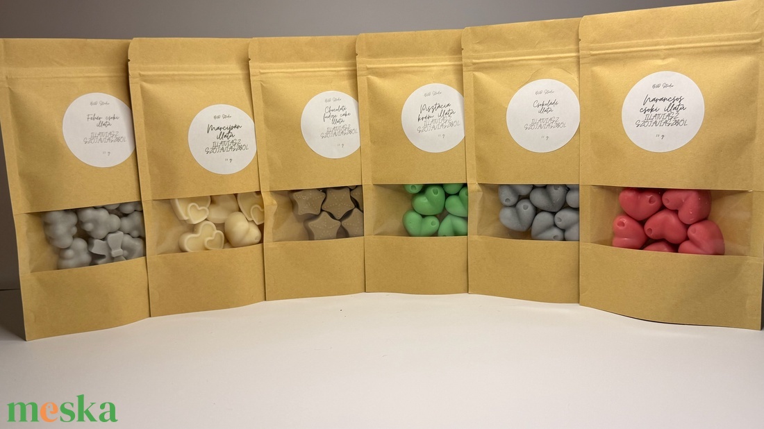 Édesség illatviasz válogatás - INGYENES FOXPOST ÉS SAMEDAY SZÁLLÍTÁS* - otthon & életmód - gyertya, illat, aroma - illatviasz - Meska.hu