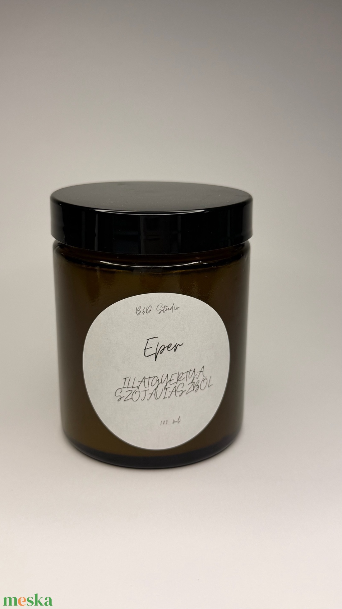 Eper illatgyertya szójaviaszból - INGYENES FOXPOST ÉS SAMEDAY SZÁLLÍTÁS - otthon & életmód - gyertya, illat, aroma - gyertya - Meska.hu