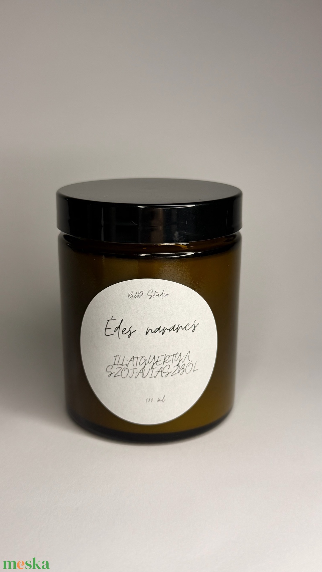 Édes narancs illatgyertya szójaviaszból - INGYENES FOXPOST ÉS SAMEDAY SZÁLLÍTÁS - otthon & életmód - gyertya, illat, aroma - gyertya - Meska.hu