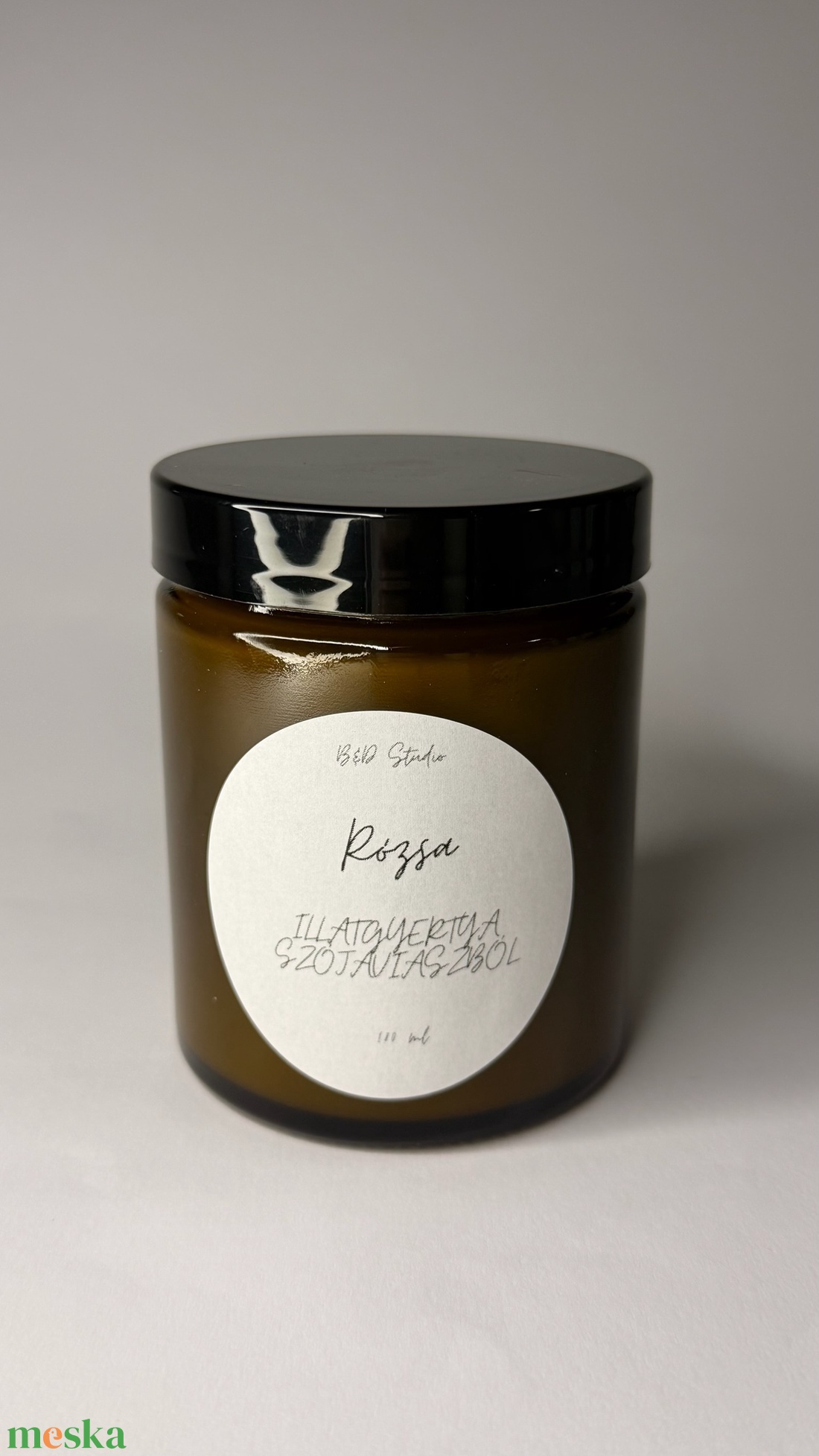 Rózsa illatgyertya szójaviaszból - INGYENES FOXPOST ÉS SAMEDAY SZÁLLÍTÁS - otthon & életmód - gyertya, illat, aroma - gyertya - Meska.hu