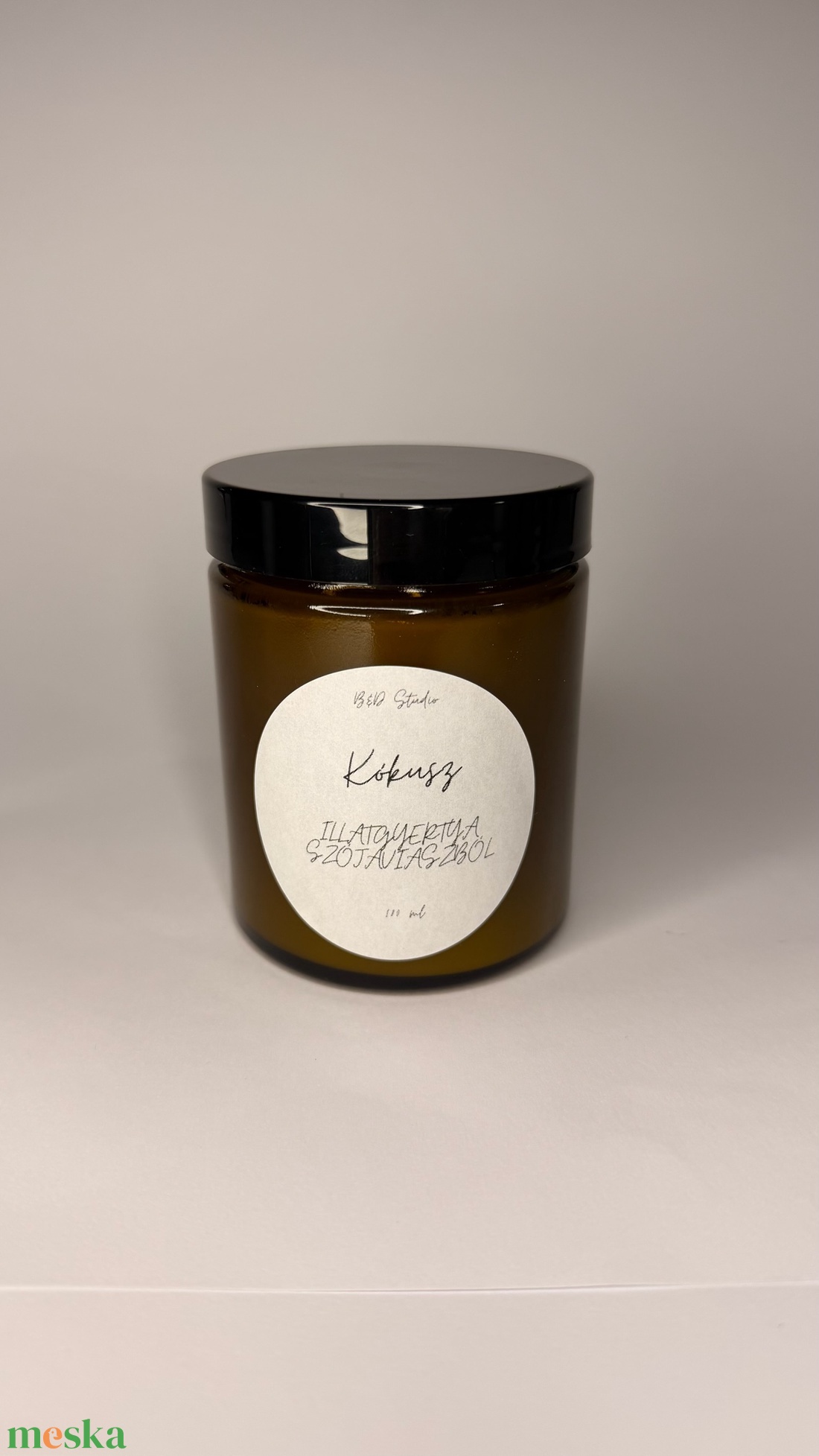 Kókusz illatgyertya szójaviaszból - INGYENES FOXPOST ÉS SAMEDAY SZÁLLÍTÁS - otthon & életmód - gyertya, illat, aroma - gyertya - Meska.hu