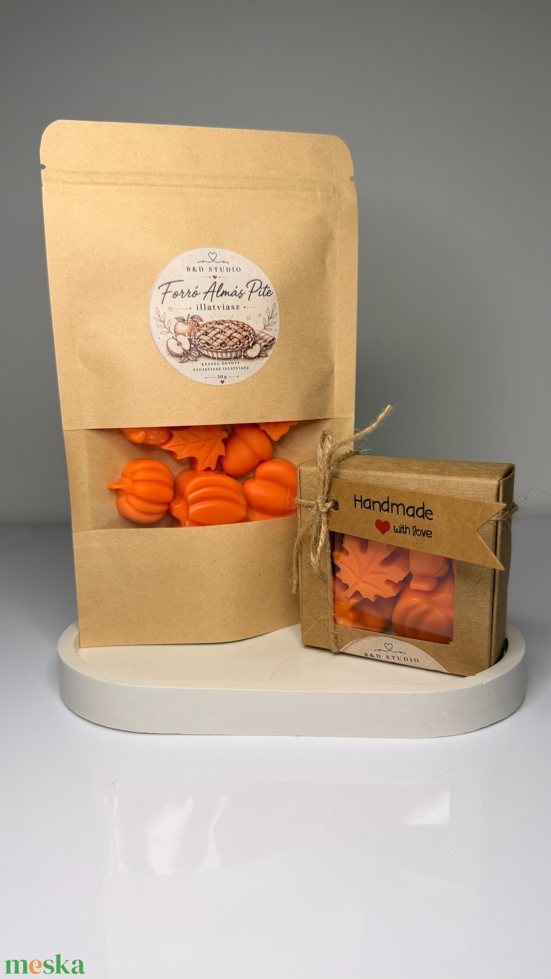 Forró almás pite illatú illatviasz - otthon & életmód - gyertya, illat, aroma - illatviasz - Meska.hu