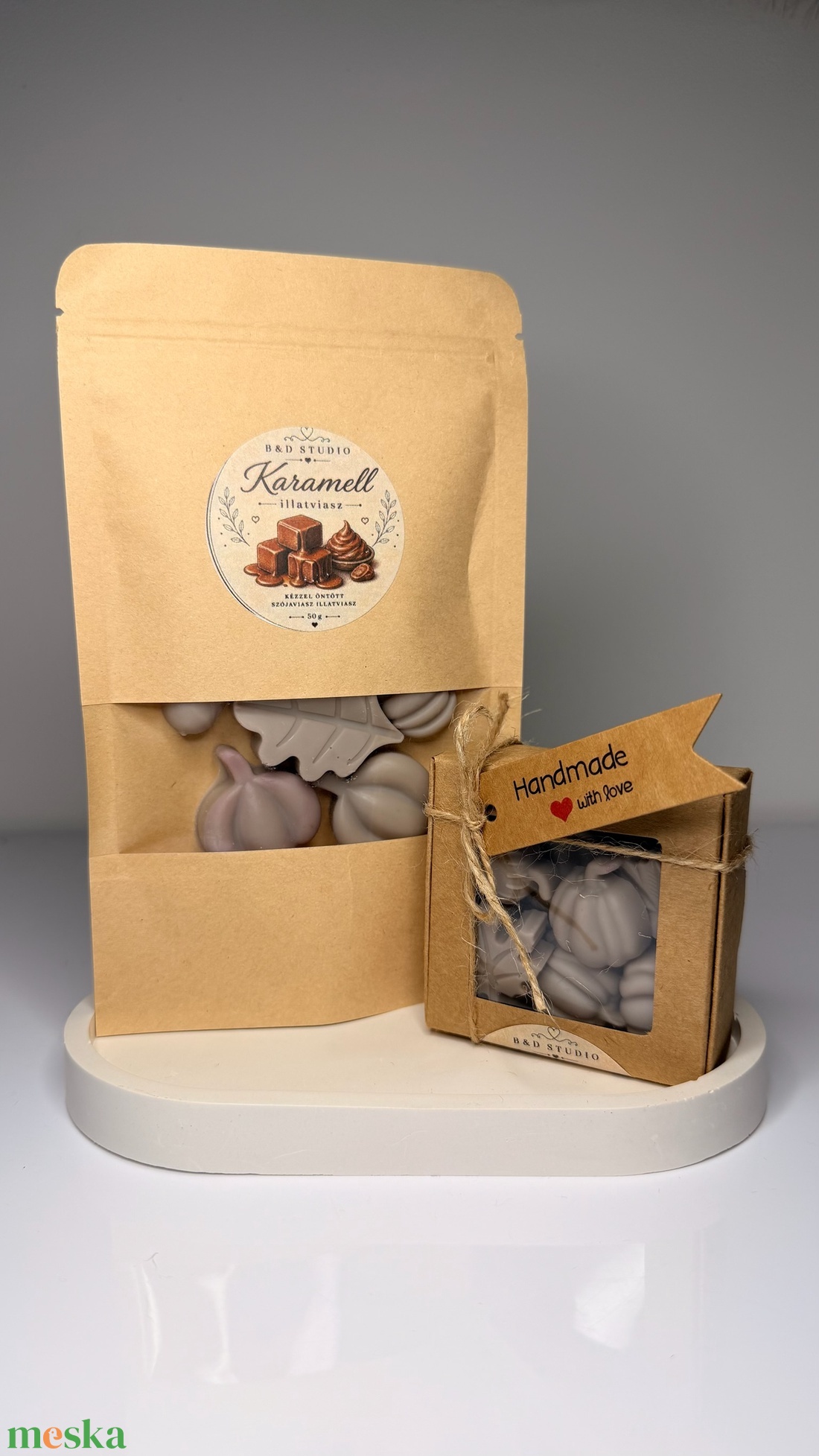 Karamell illatú illatviasz - otthon & életmód - gyertya, illat, aroma - illatviasz - Meska.hu
