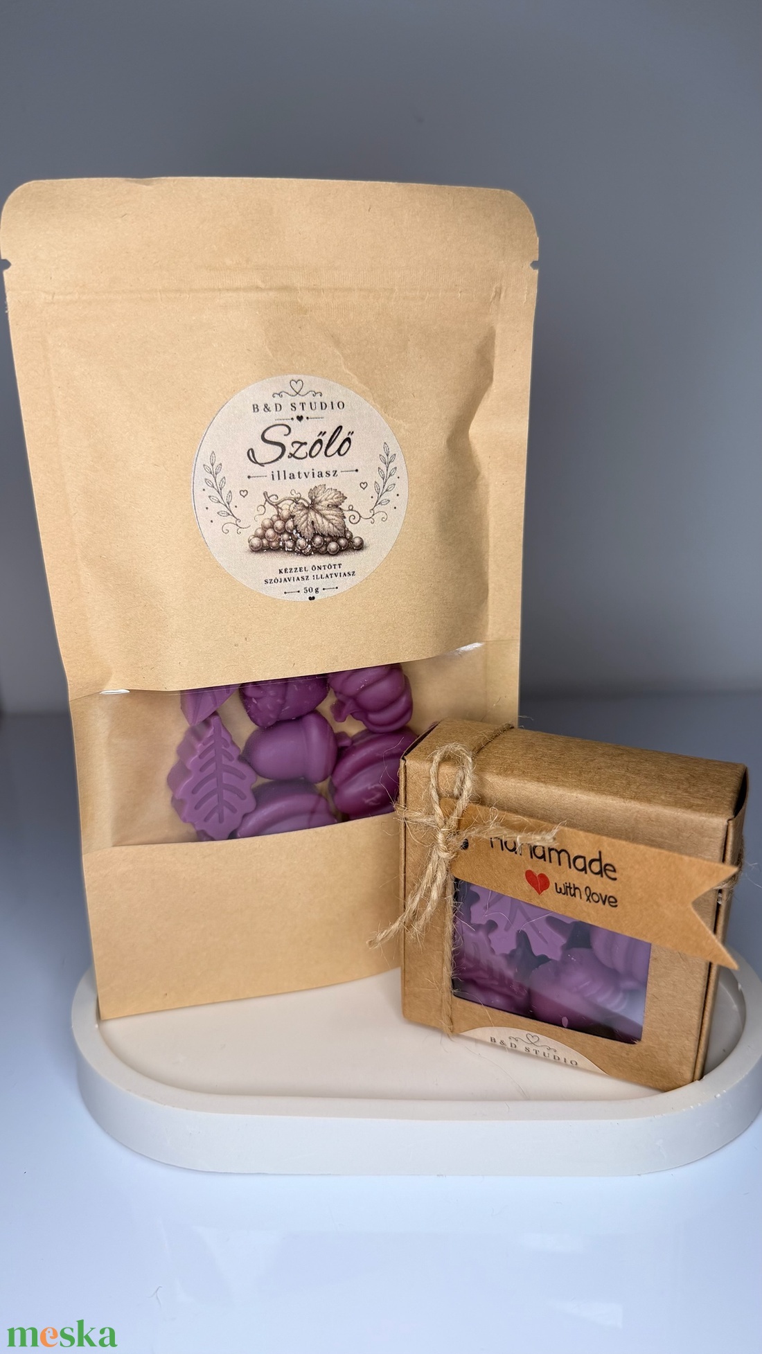 Szőlő illatú illatviasz - otthon & életmód - gyertya, illat, aroma - illatviasz - Meska.hu