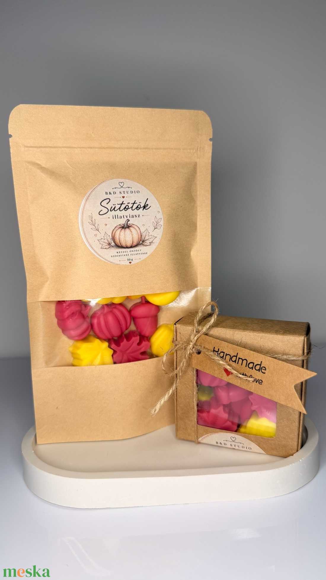 Sütőtök illatú illatviasz - otthon & életmód - gyertya, illat, aroma - illatviasz - Meska.hu