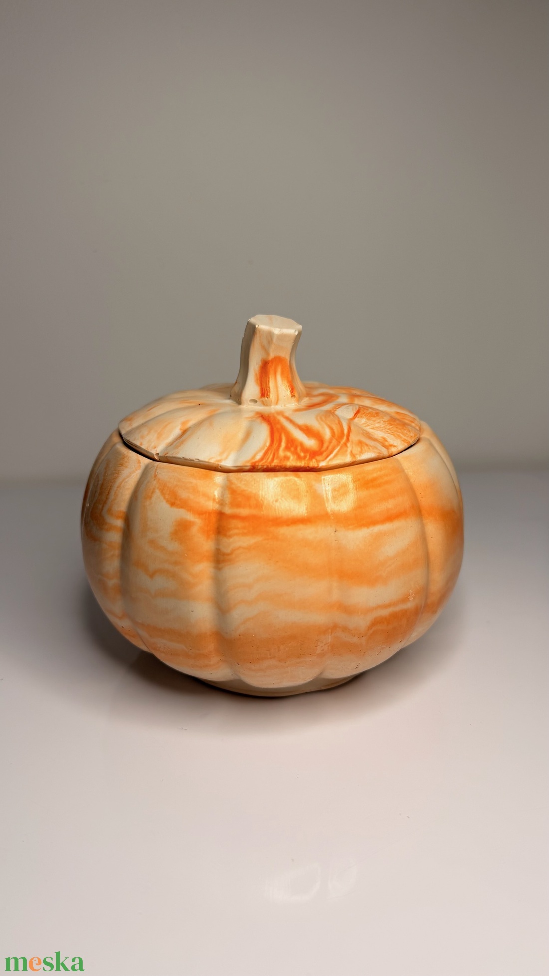 Pumpkin spice illatgyertya szójaviaszból - otthon & életmód - gyertya, illat, aroma - gyertya - Meska.hu
