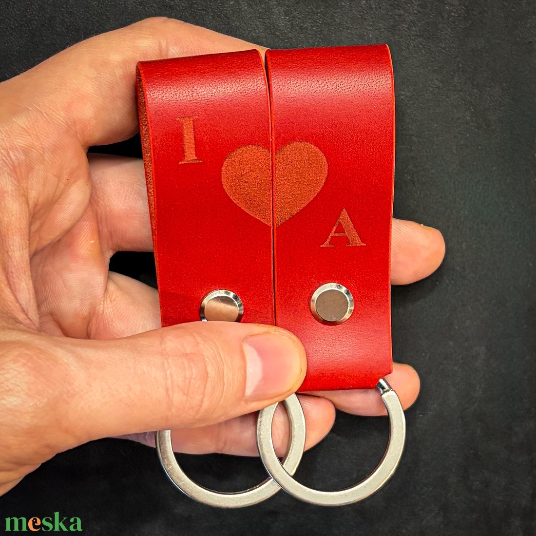 Páros kulcstartó szett Valentin napra - táska & tok - kulcstartó & táskadísz - kulcstartó - Meska.hu