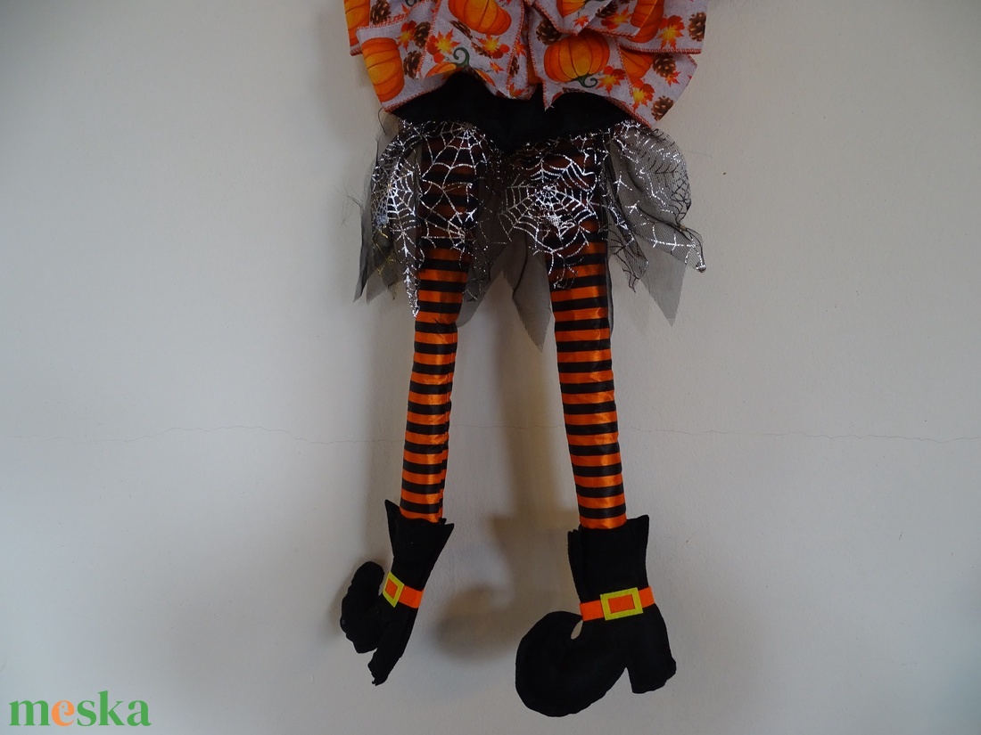 Halloweeni ajtódísz - otthon & életmód - dekoráció - ajtó- és ablak dekoráció - ajtódísz & kopogtató - Meska.hu