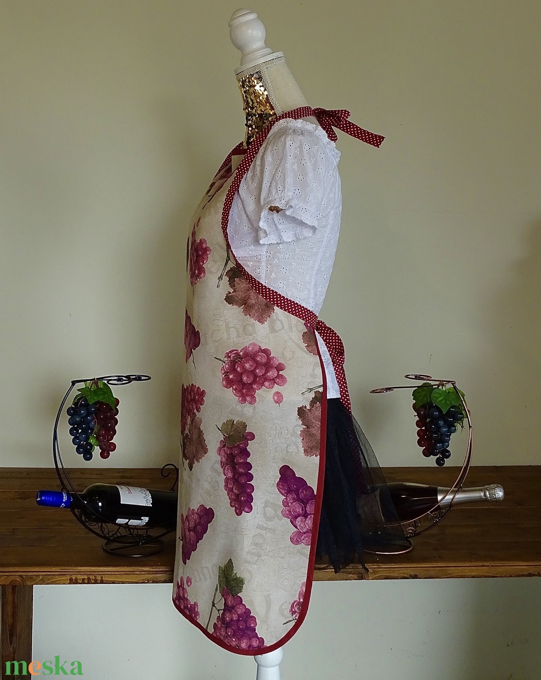 Kötény - otthon & életmód - konyhafelszerelés, tálalás - konyhai textil - kötény - Meska.hu