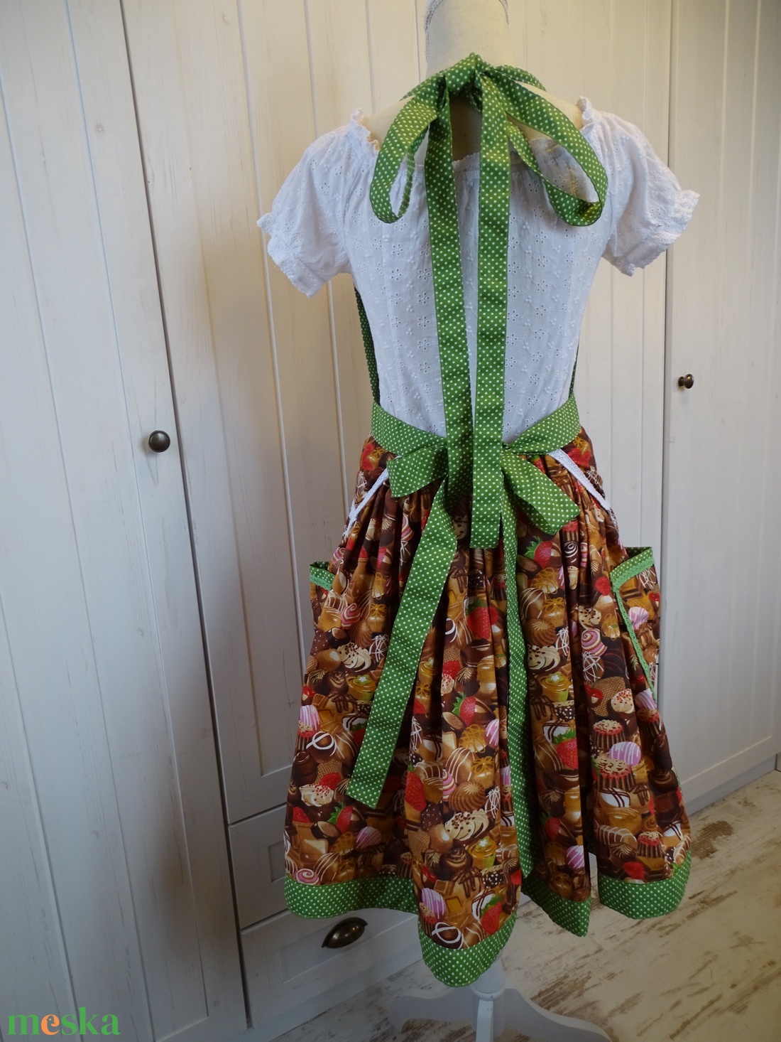 Kötény szett - otthon & életmód - konyhafelszerelés, tálalás - konyhai textil - kötény - Meska.hu