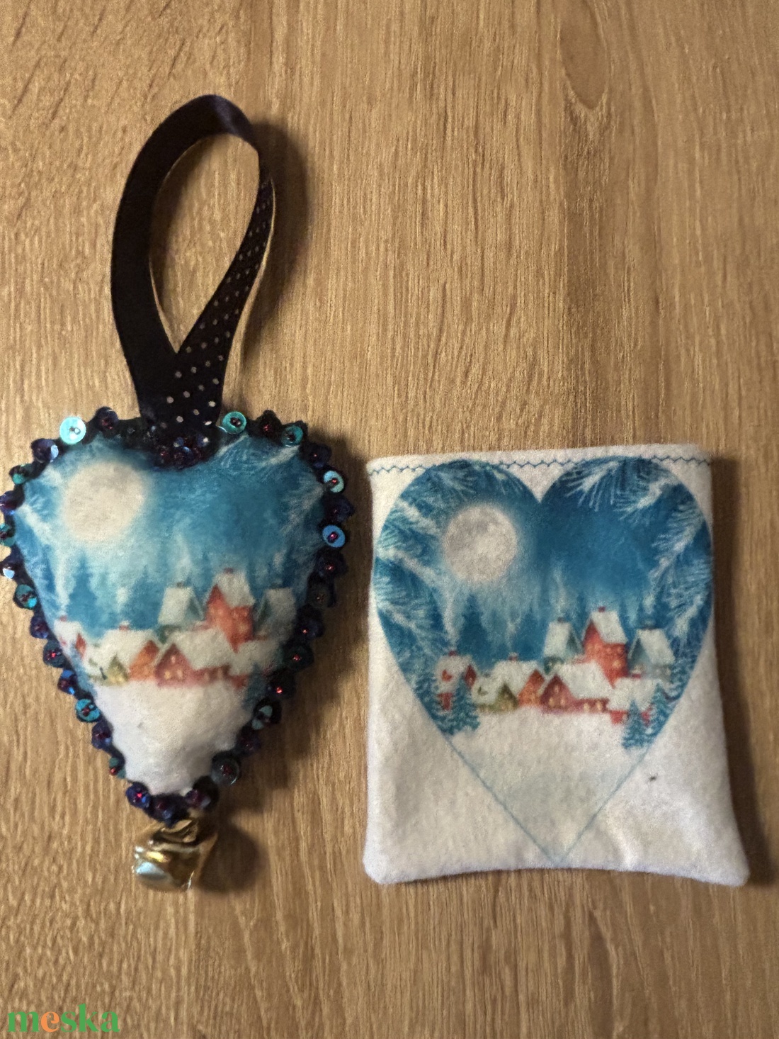 Filc karácsonyfadísz - karácsony - karácsonyi lakásdekoráció - karácsonyfadíszek - Meska.hu